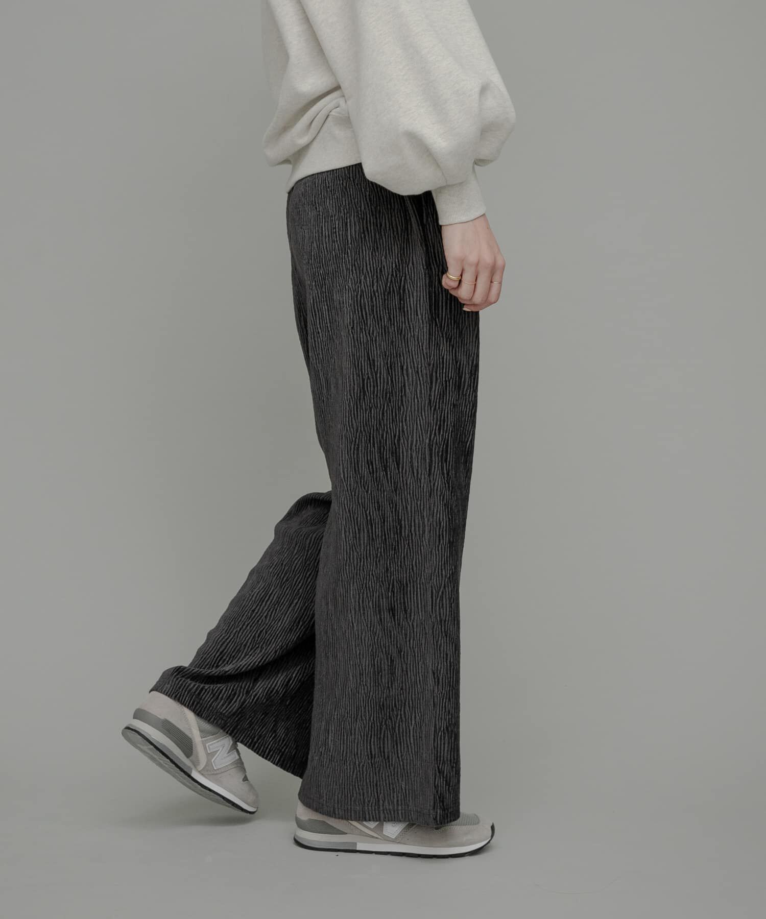Sonny Label 「ベロアプリーツイージーカットパンツ」|その他|