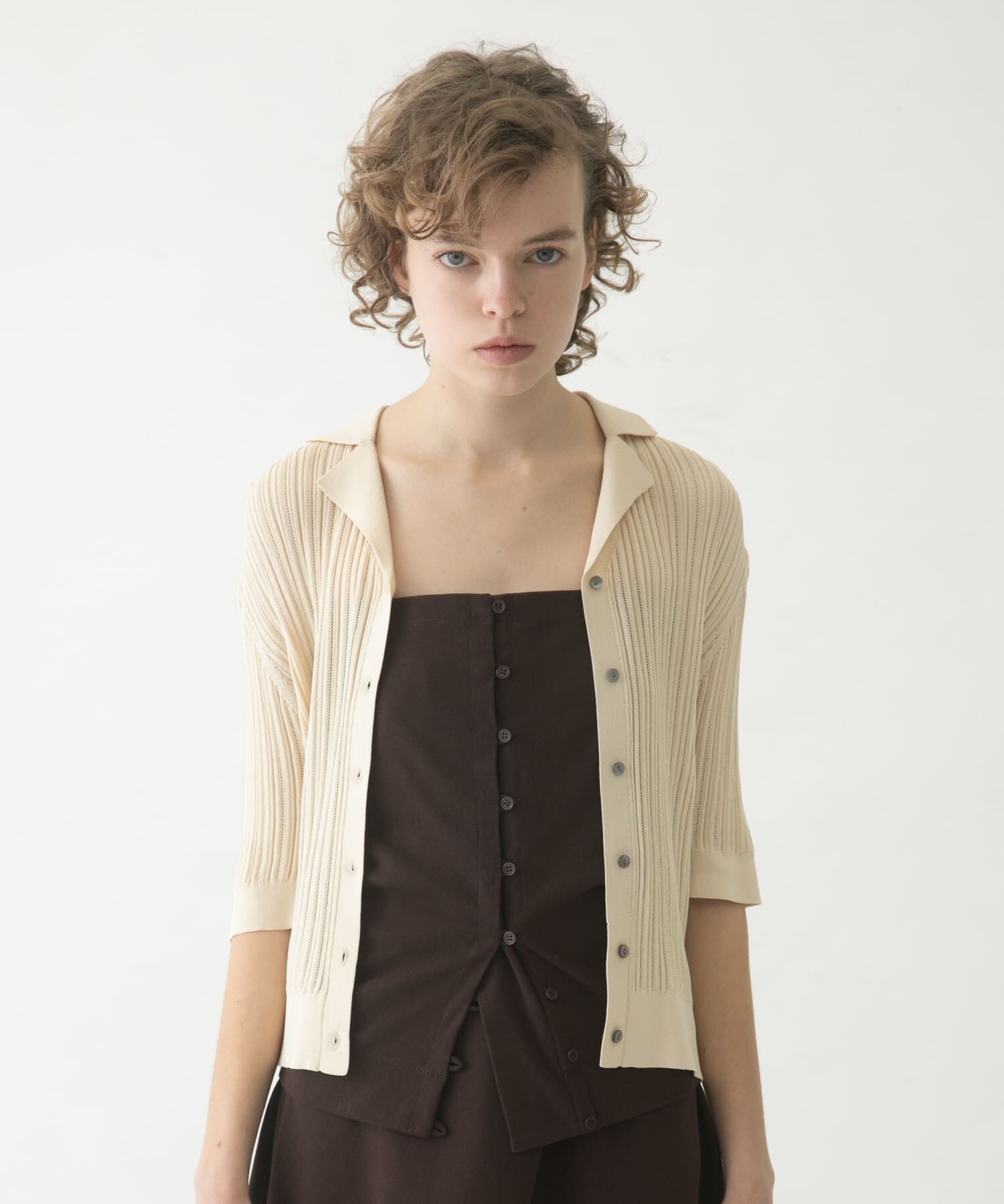 LAATO「knit polo cardigan」|ニット・セーター|