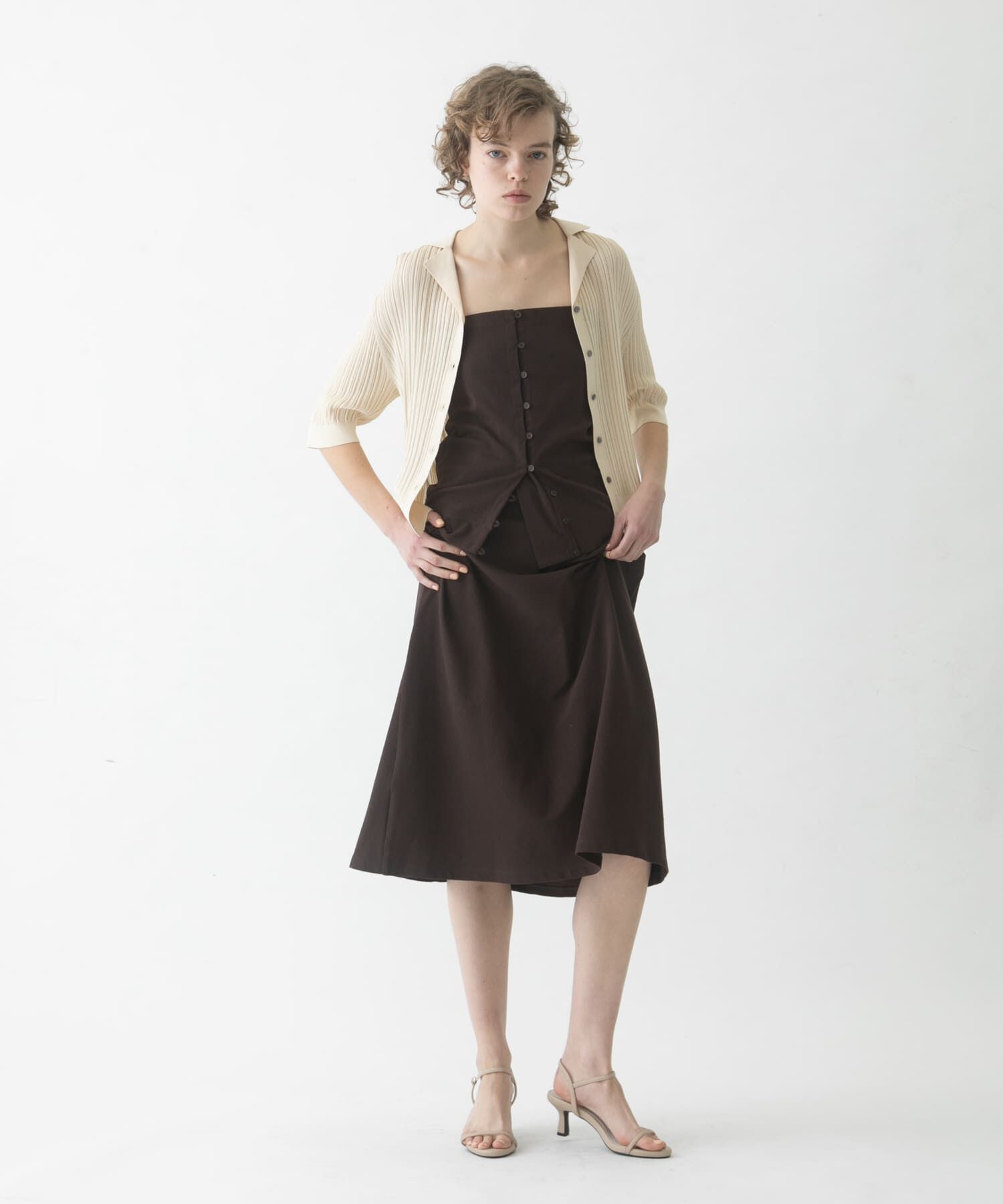 LAATO「knit polo cardigan」|ニット・セーター|