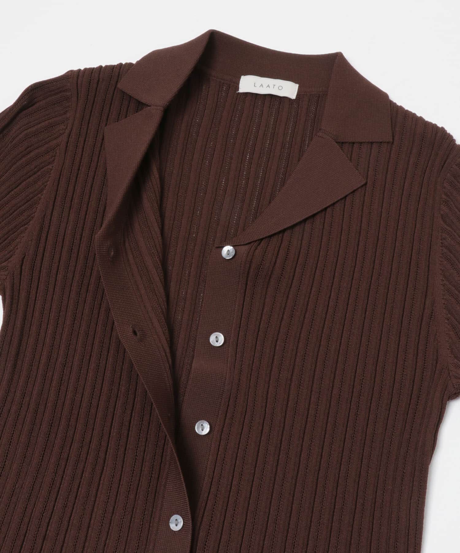 LAATO「knit polo cardigan」|ニット・セーター|