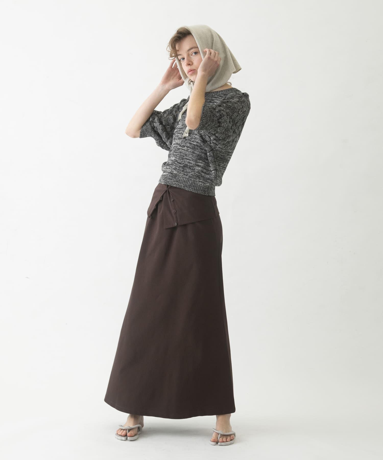 LAATO「flare long  skirt  set」|スカート|