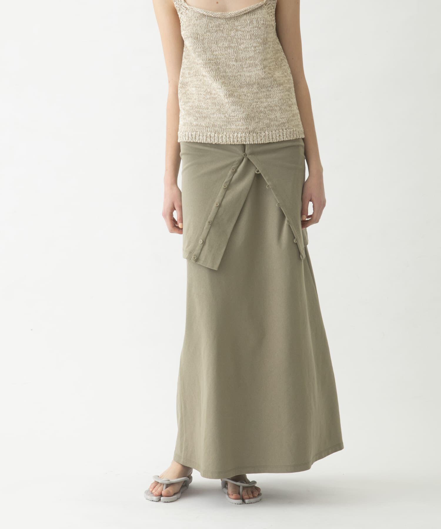 LAATO「flare long  skirt  set」|スカート|