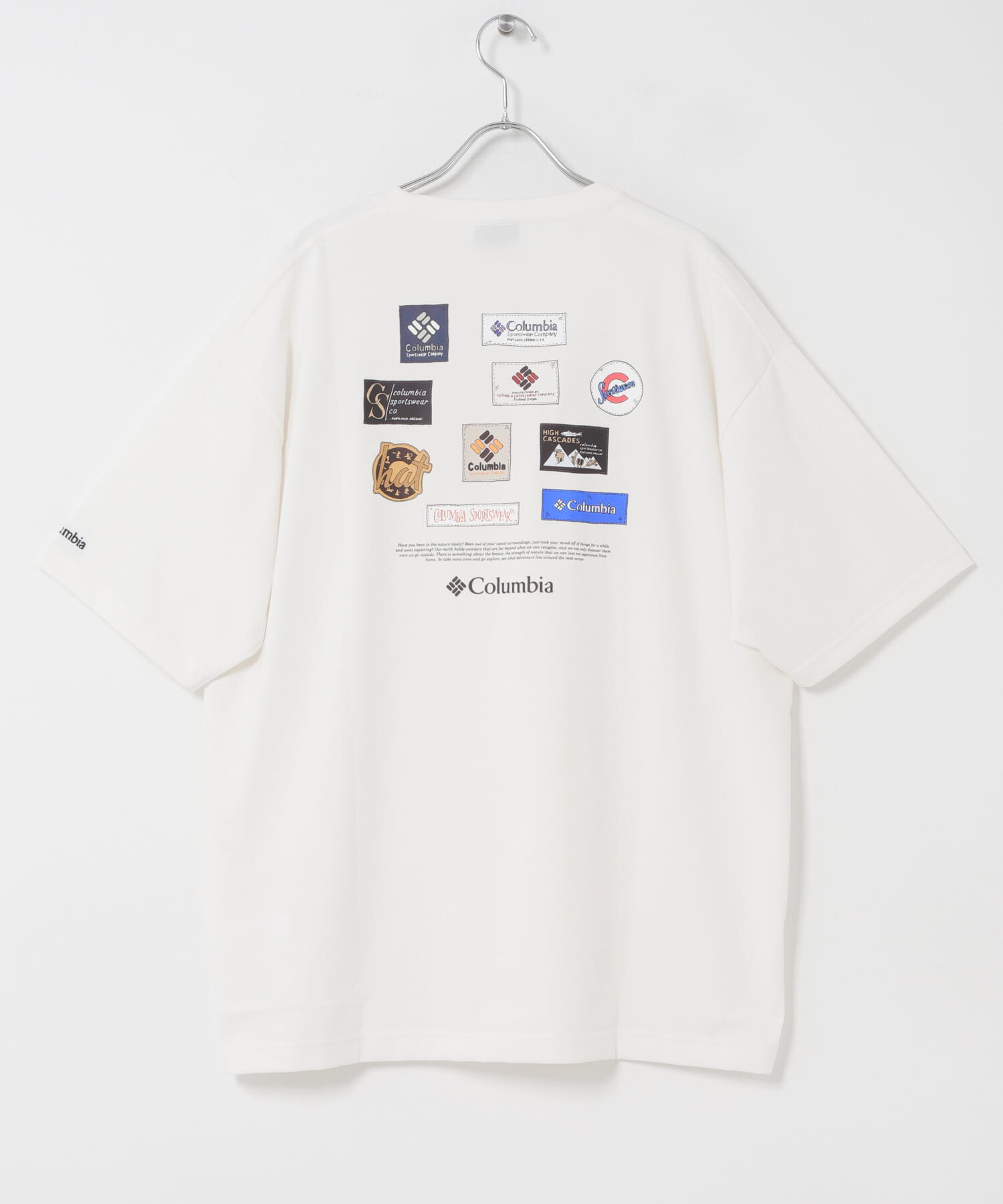 URBAN RESEARCH DOORS「Columbia　スタックブルックグラフィック ショートスリーブTシャツ」|Tシャツ・カットソー|
