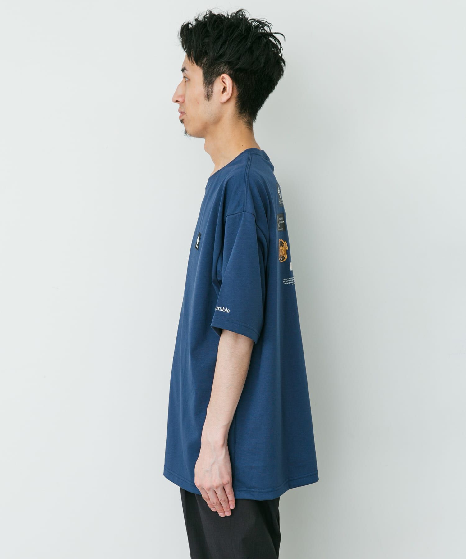 URBAN RESEARCH DOORS「Columbia　スタックブルックグラフィック ショートスリーブTシャツ」|Tシャツ・カットソー|