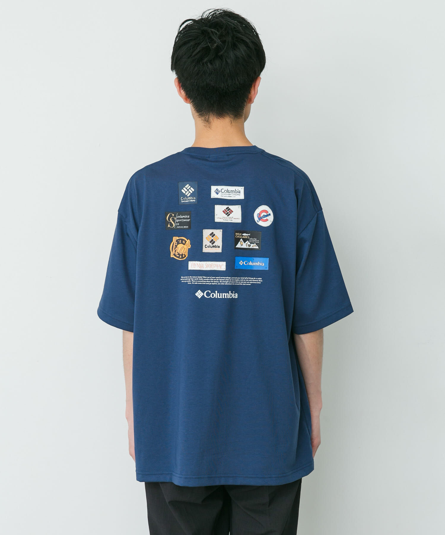 URBAN RESEARCH DOORS「Columbia　スタックブルックグラフィック ショートスリーブTシャツ」|Tシャツ・カットソー|