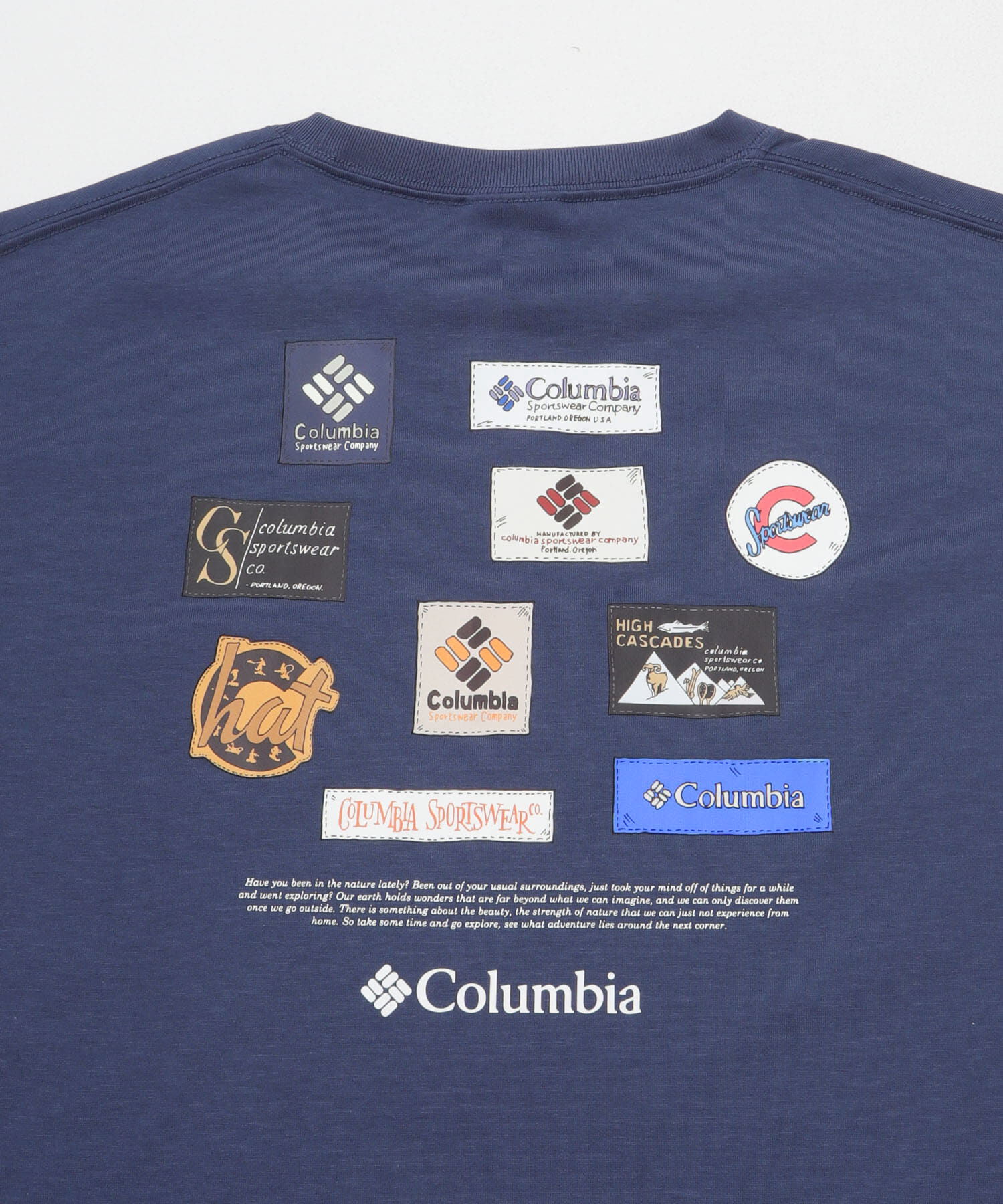 URBAN RESEARCH DOORS「Columbia　スタックブルックグラフィック ショートスリーブTシャツ」|Tシャツ・カットソー|