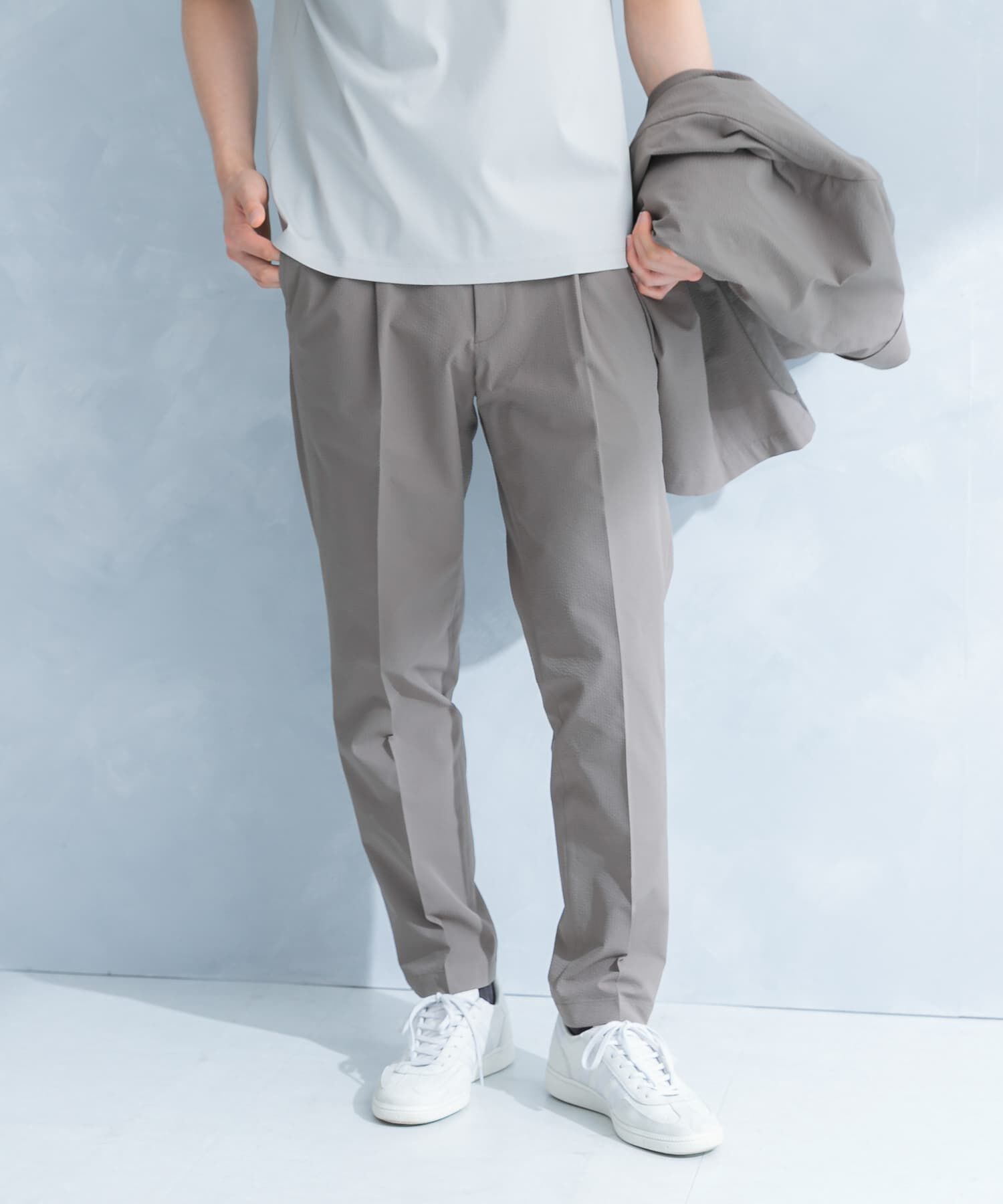 URBAN RESEARCH DOORS「LIFE STYLE TAILOR　シアサッカーストレッチパンツ」|その他|