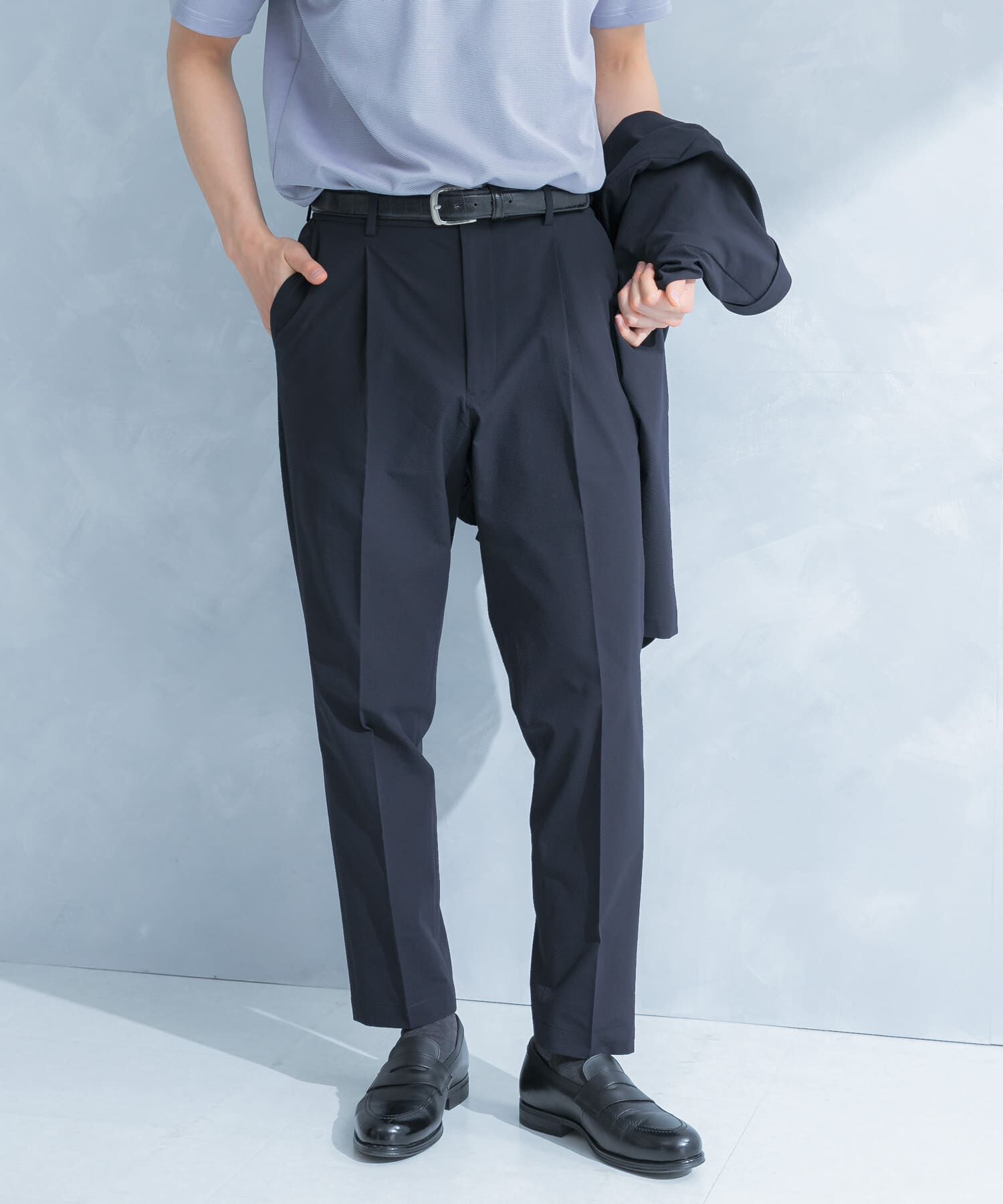URBAN RESEARCH DOORS「LIFE STYLE TAILOR　シアサッカーストレッチパンツ」|その他|