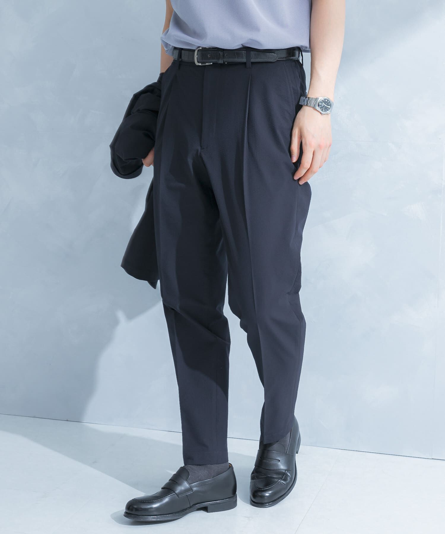 URBAN RESEARCH DOORS「LIFE STYLE TAILOR　シアサッカーストレッチパンツ」|その他|