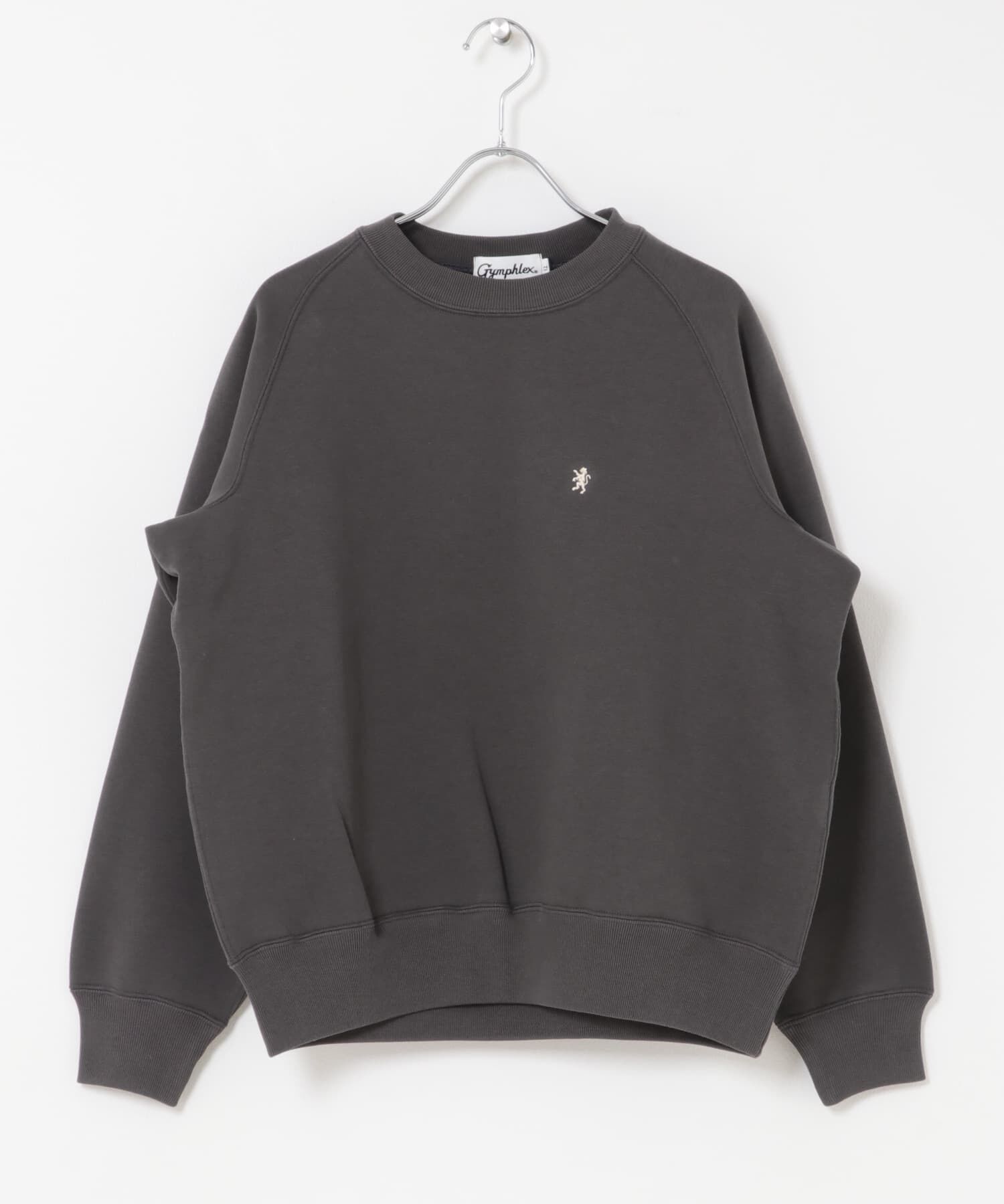 URBAN RESEARCH DOORS「GYMPHLEX　SWING SLEEVE CREW NECK」|スウェット・ジャージ|チャコールグレー