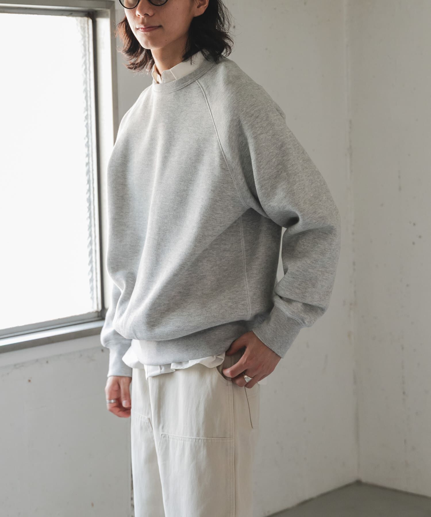 URBAN RESEARCH DOORS「FORK&SPOON　アムンゼンクルーネックスウェット」|スウェット・ジャージ|
