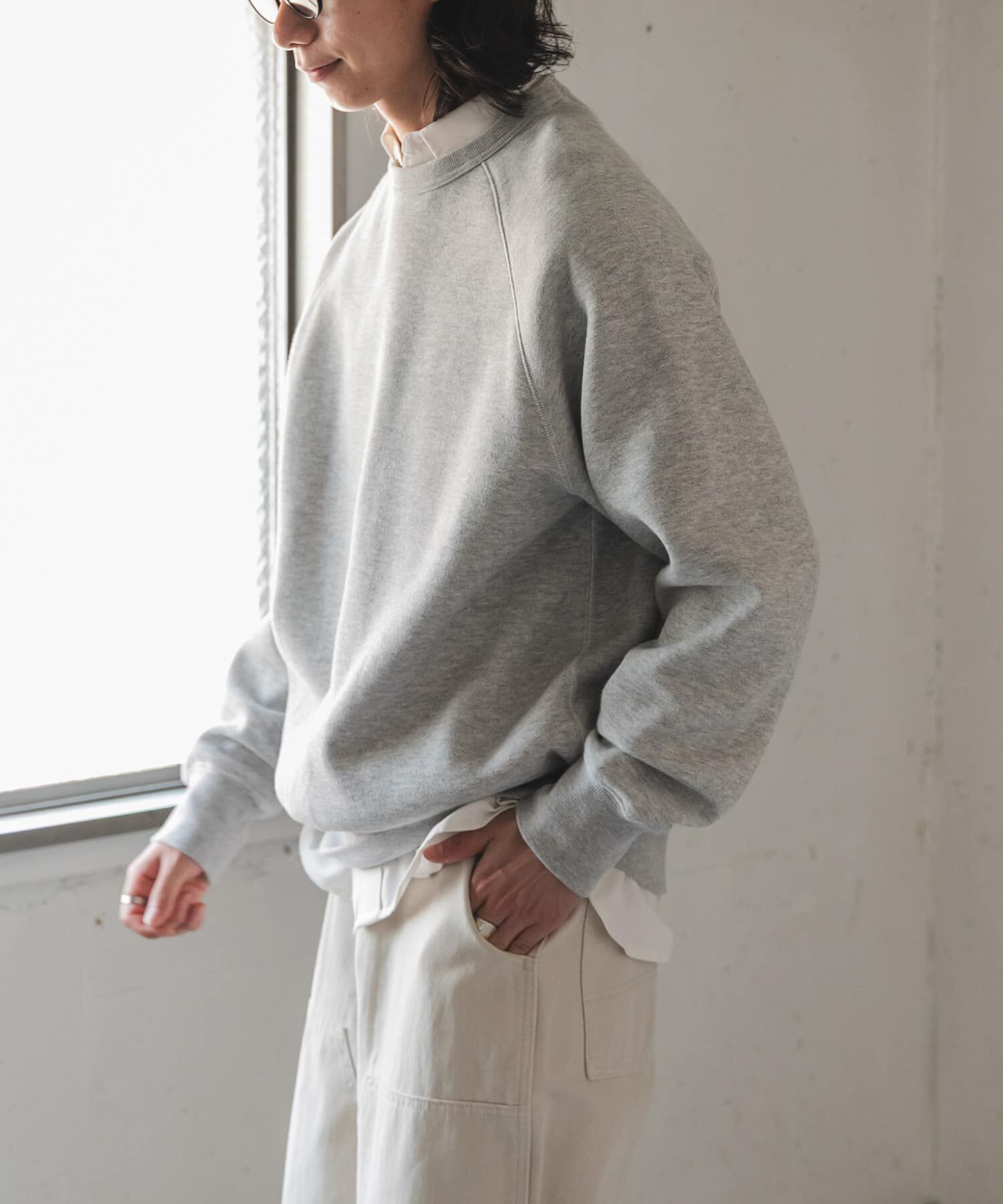 URBAN RESEARCH DOORS「FORK&SPOON　アムンゼンクルーネックスウェット」|スウェット・ジャージ|