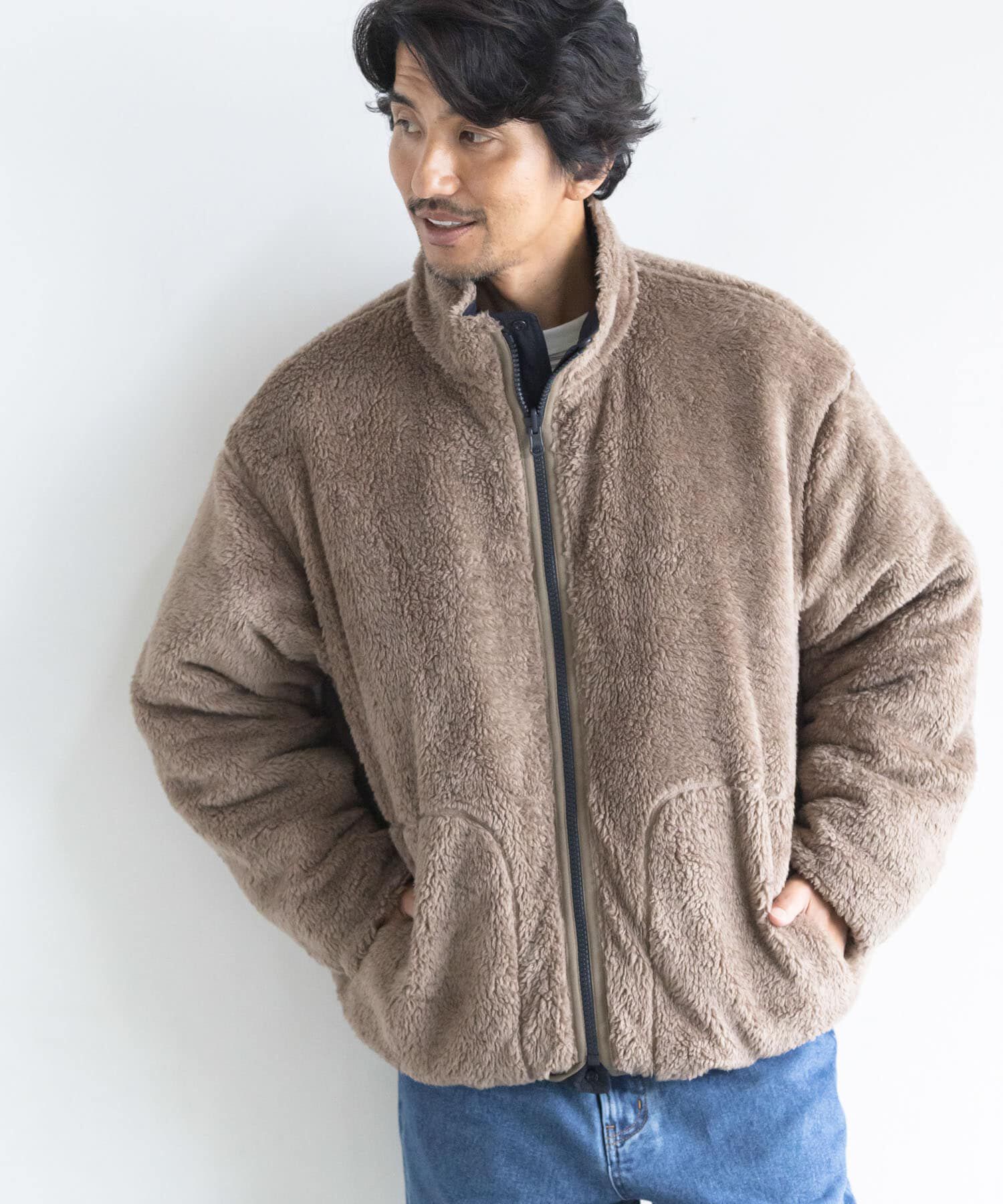 Sonny Label 「撥水リバーシブルスタンドブルゾン」|ブルゾン・スタジャン|
