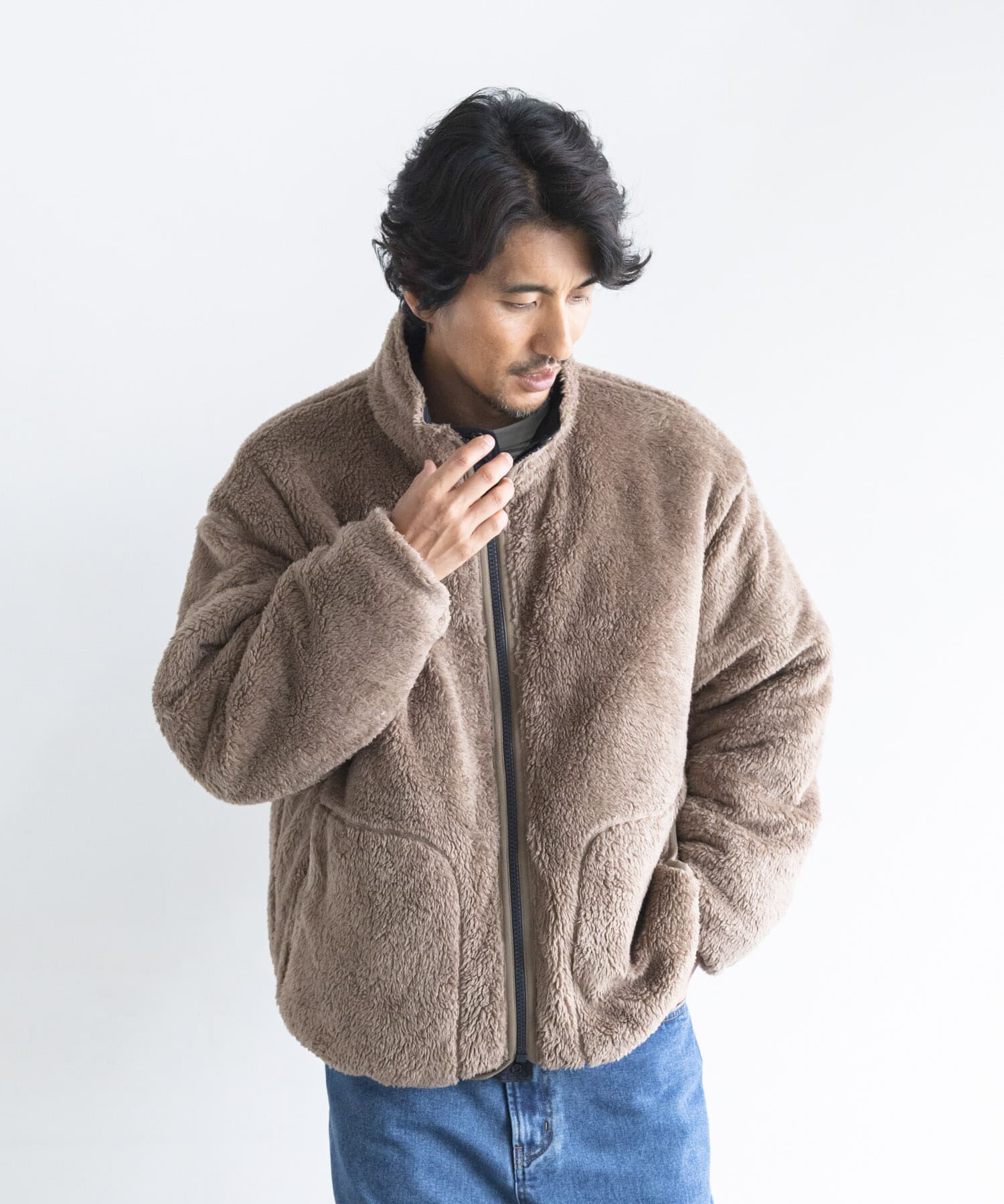 Sonny Label 「撥水リバーシブルスタンドブルゾン」|ブルゾン・スタジャン|
