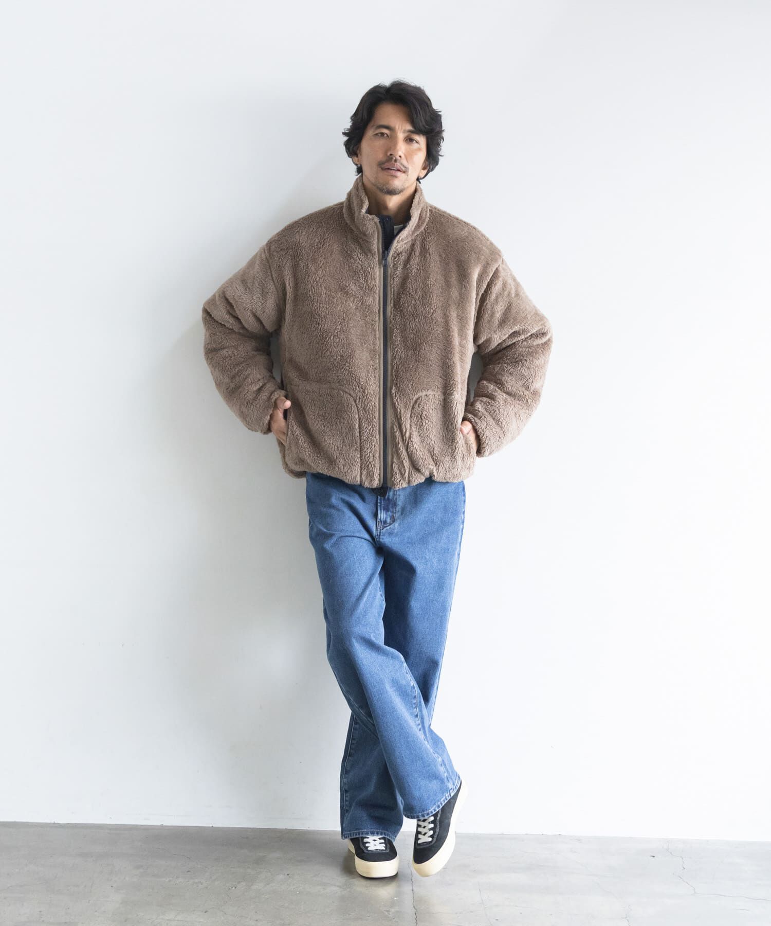 Sonny Label 「撥水リバーシブルスタンドブルゾン」|ブルゾン・スタジャン|