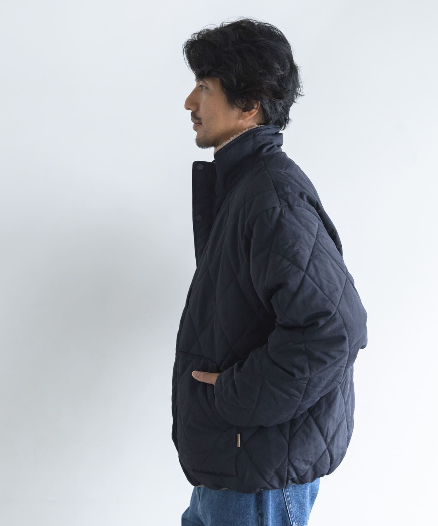 Sonny Label 「撥水リバーシブルスタンドブルゾン」|ブルゾン・スタジャン|