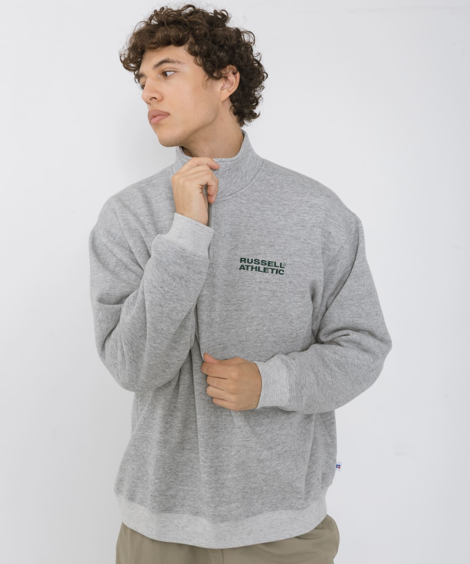 Sonny Label 「『別注』Russell Athletic&times;Sonny Label　ハーフジップスウェットプルオーバー」|スウェット・ジャージ|