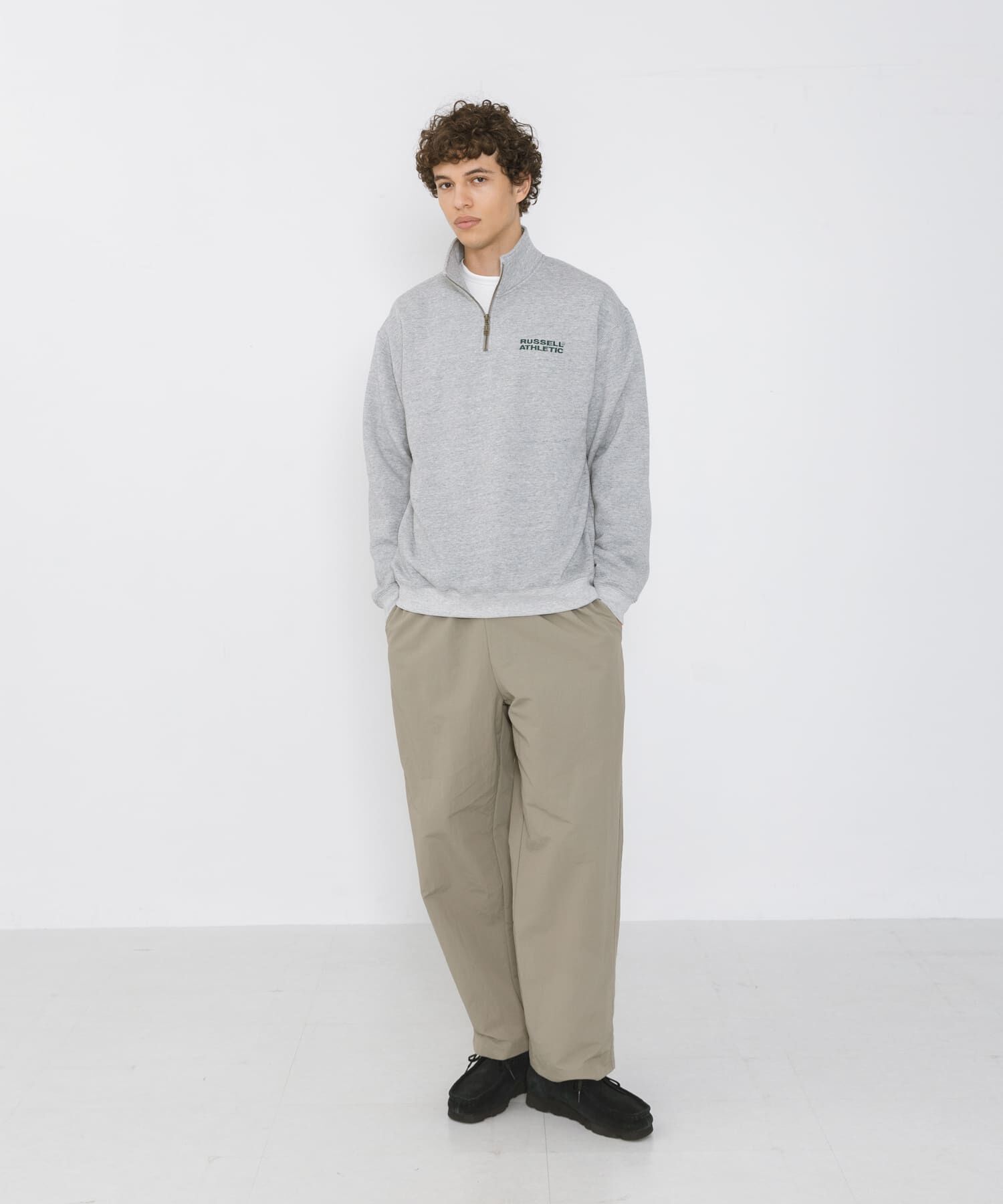 Sonny Label 「『別注』Russell Athletic&times;Sonny Label　ハーフジップスウェットプルオーバー」|スウェット・ジャージ|