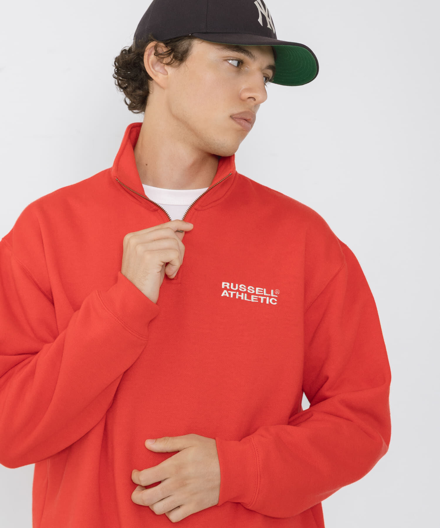 Sonny Label 「『別注』Russell Athletic&times;Sonny Label　ハーフジップスウェットプルオーバー」|スウェット・ジャージ|