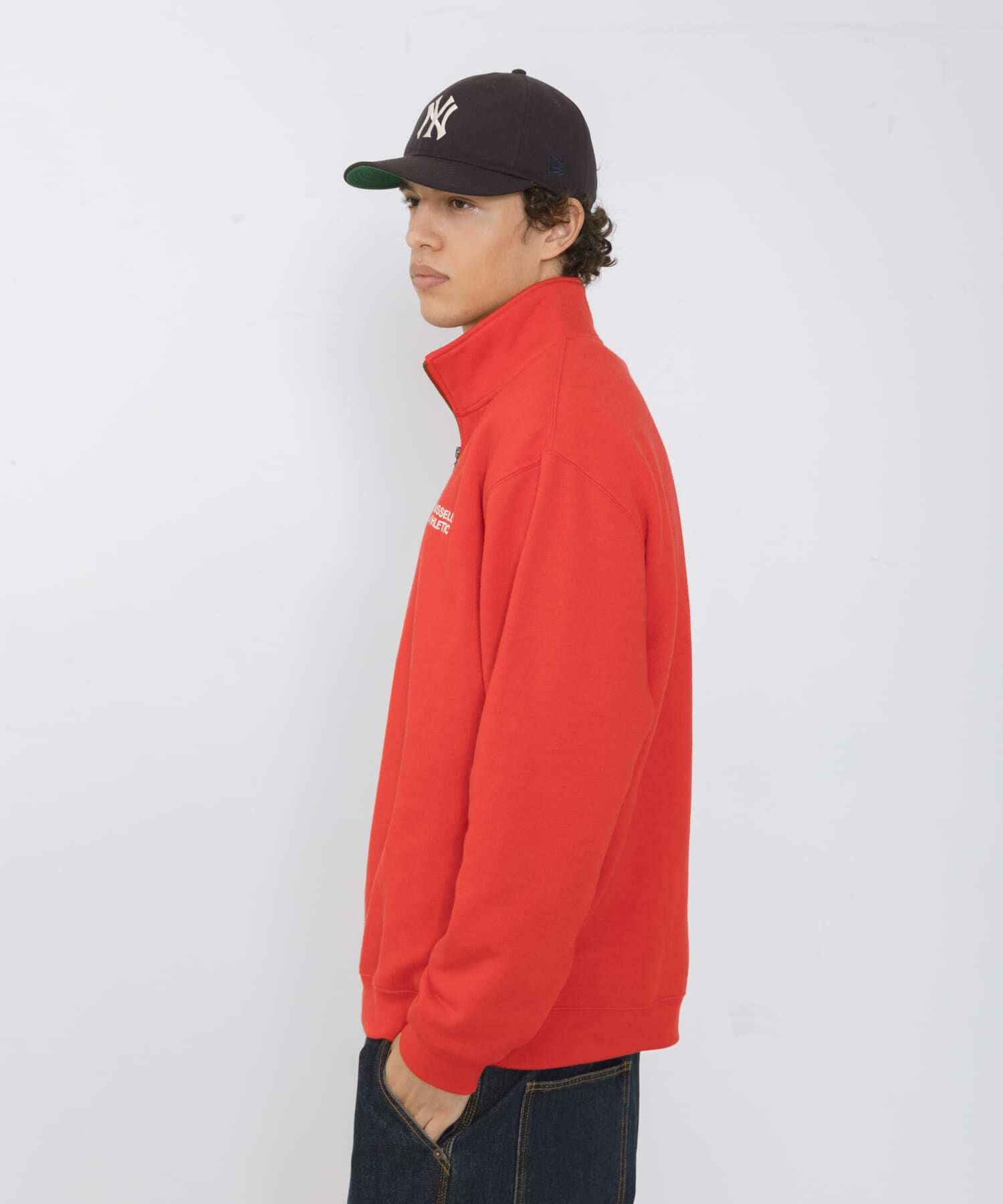 Sonny Label 「『別注』Russell Athletic&times;Sonny Label　ハーフジップスウェットプルオーバー」|スウェット・ジャージ|