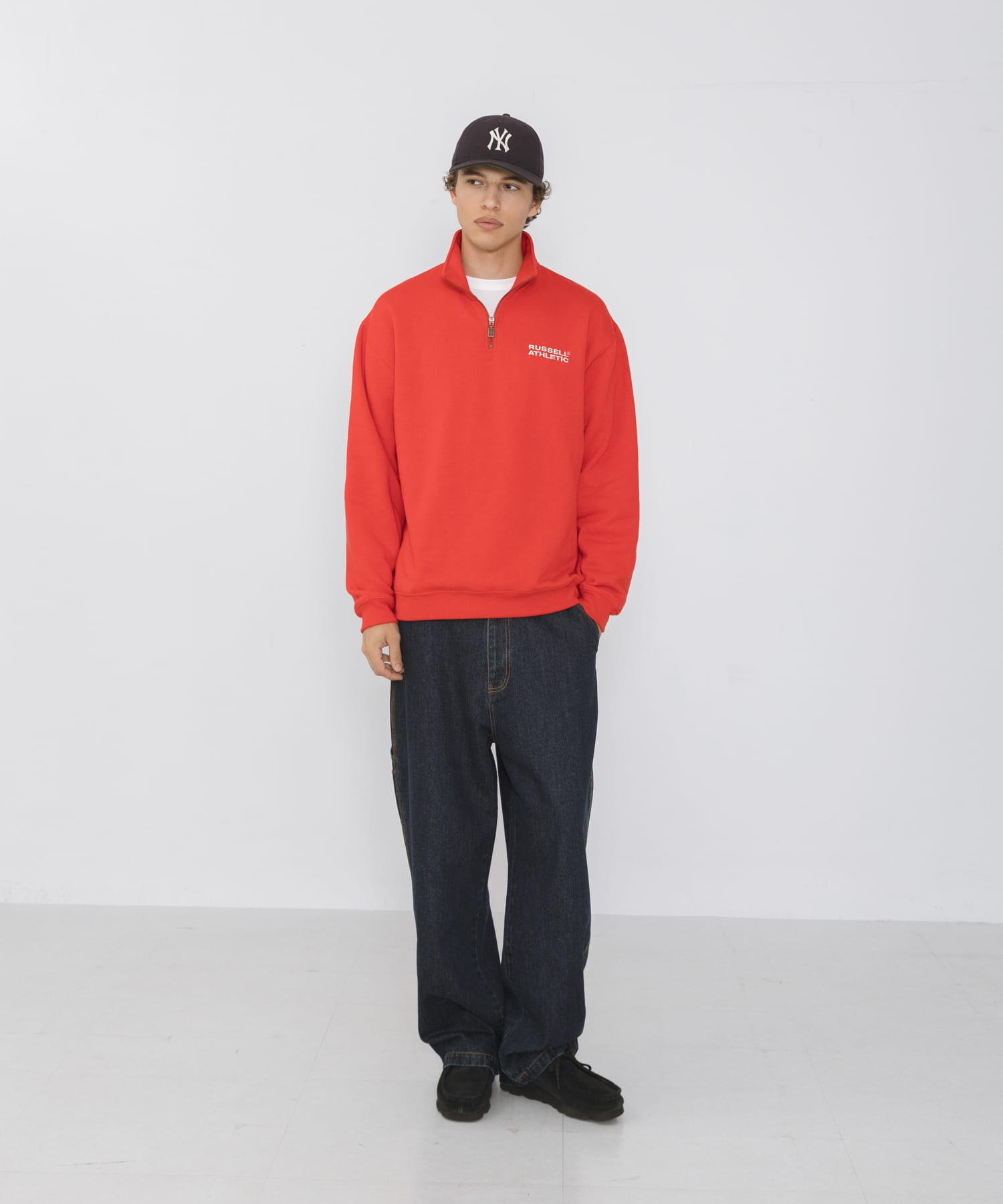 Sonny Label 「『別注』Russell Athletic&times;Sonny Label　ハーフジップスウェットプルオーバー」|スウェット・ジャージ|