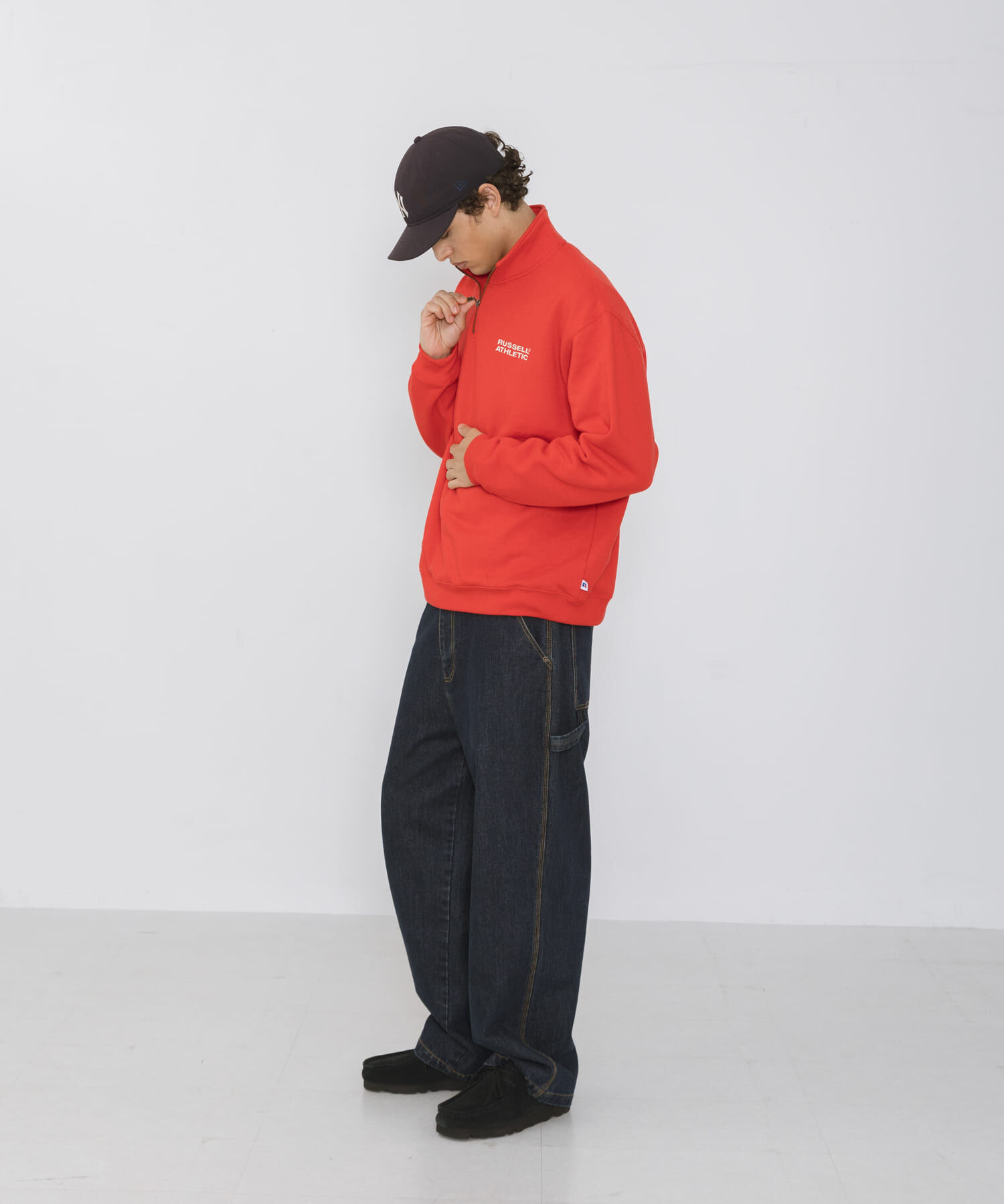 Sonny Label 「『別注』Russell Athletic&times;Sonny Label　ハーフジップスウェットプルオーバー」|スウェット・ジャージ|