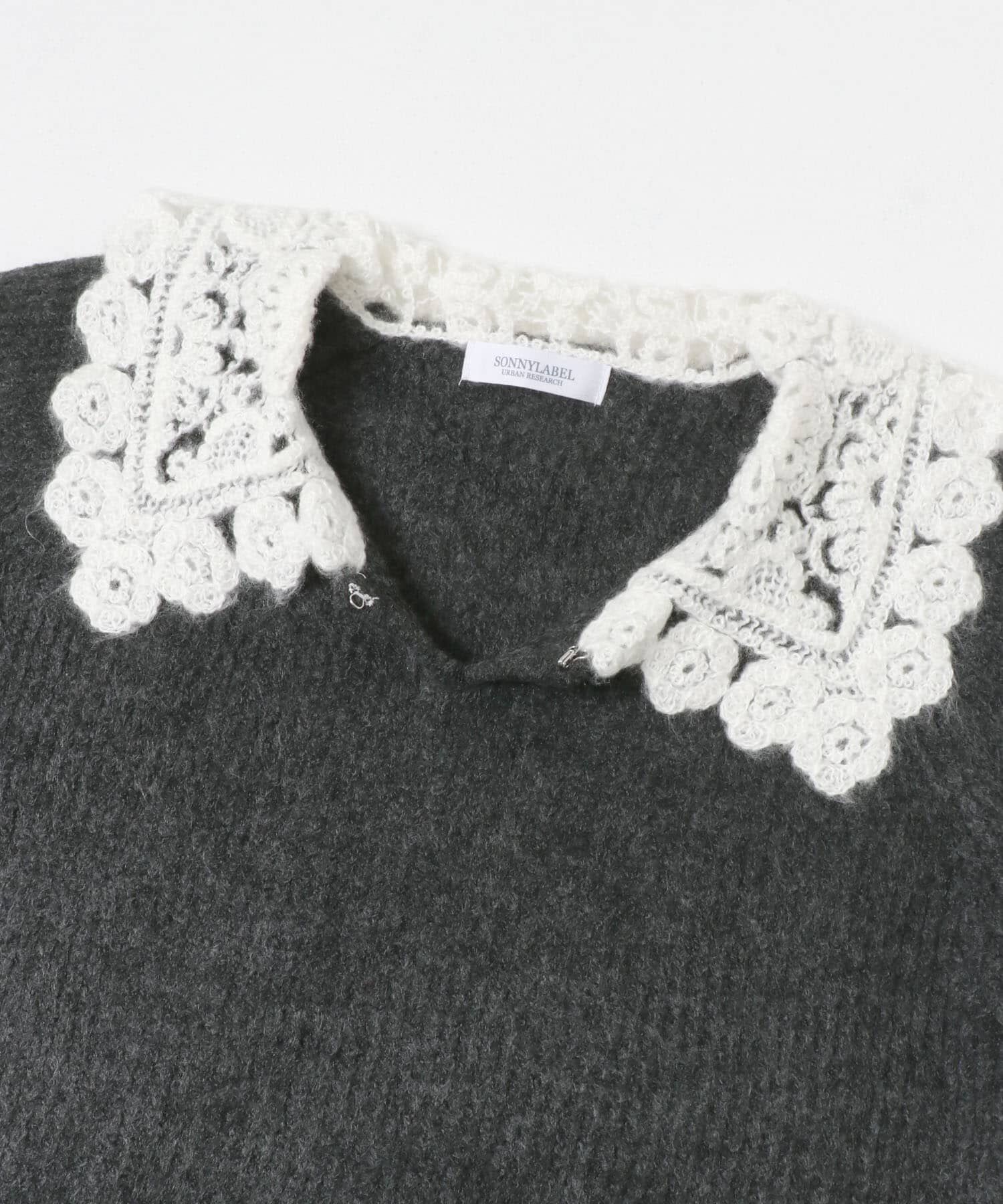 Sonny Label 「『WEB限定』レースカラーアゼニットプルオーバー」|ニット・セーター|