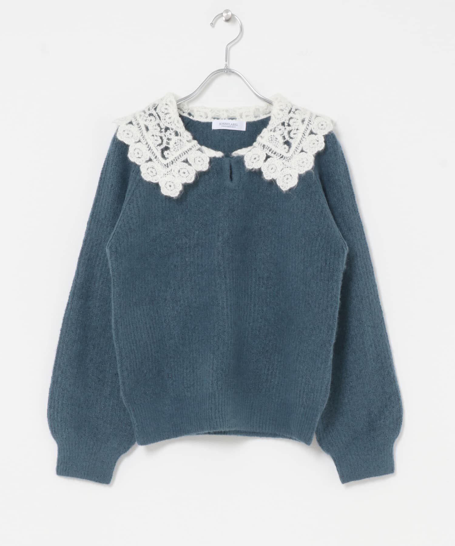 Sonny Label 「『WEB限定』レースカラーアゼニットプルオーバー」|ニット・セーター|