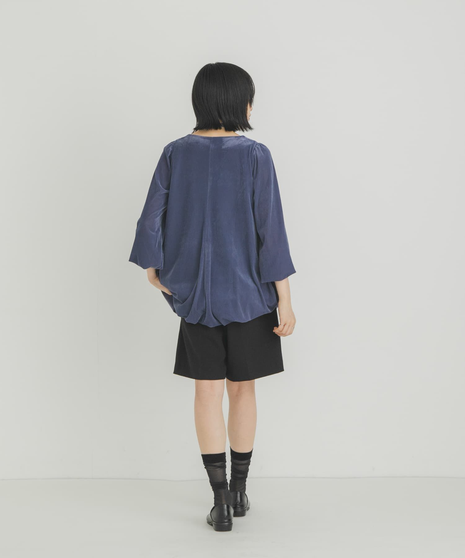  「ベロアバルーンミニワンピース」|ワンピース|