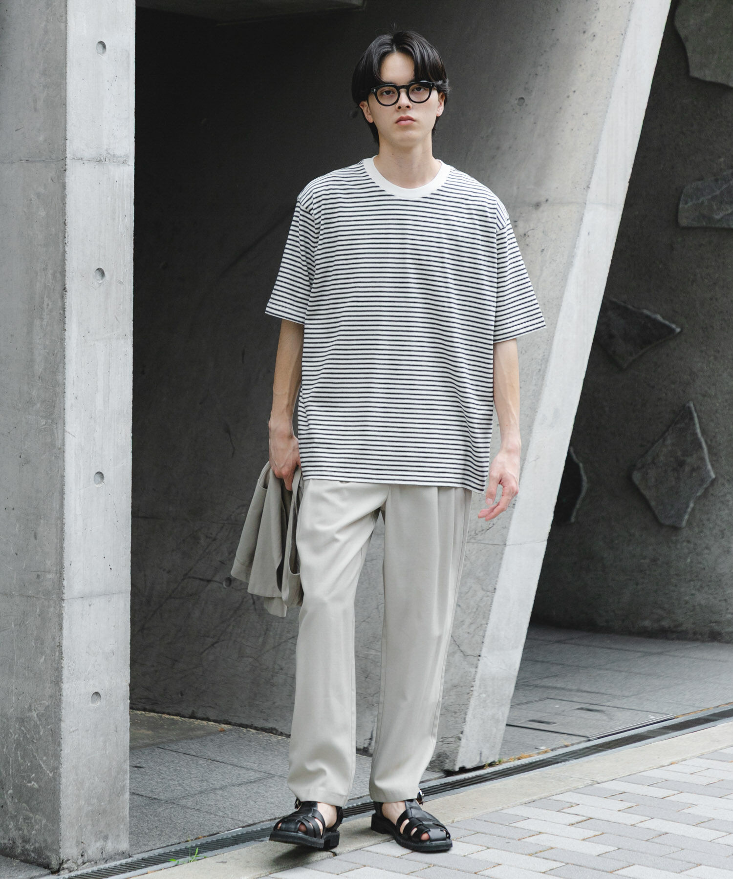 SENSE OF PLACE by URBAN RESEARCH「マルチボーダーショートスリーブTシャツ」|Tシャツ・カットソー|