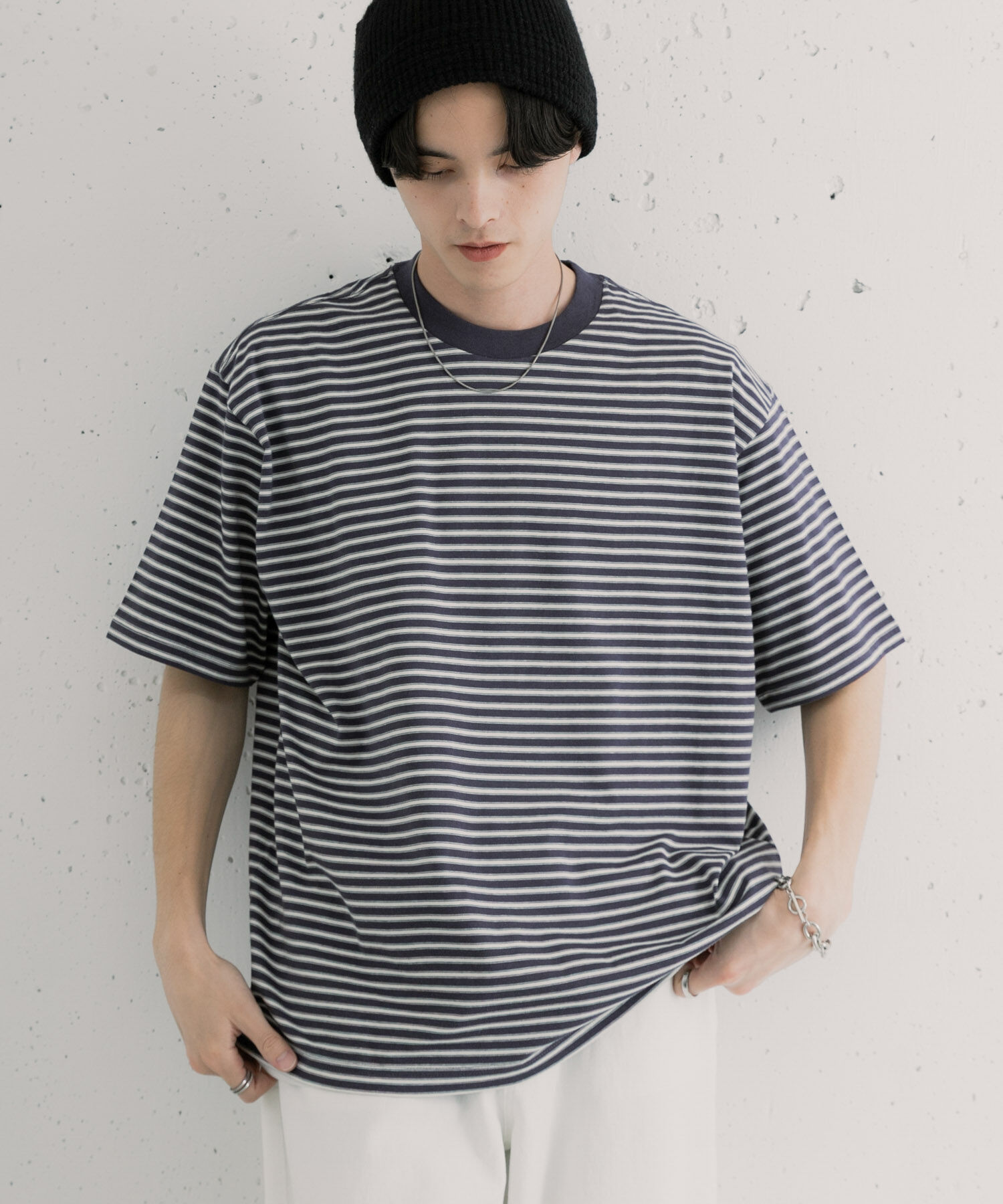 SENSE OF PLACE by URBAN RESEARCH「マルチボーダーショートスリーブTシャツ」|Tシャツ・カットソー|