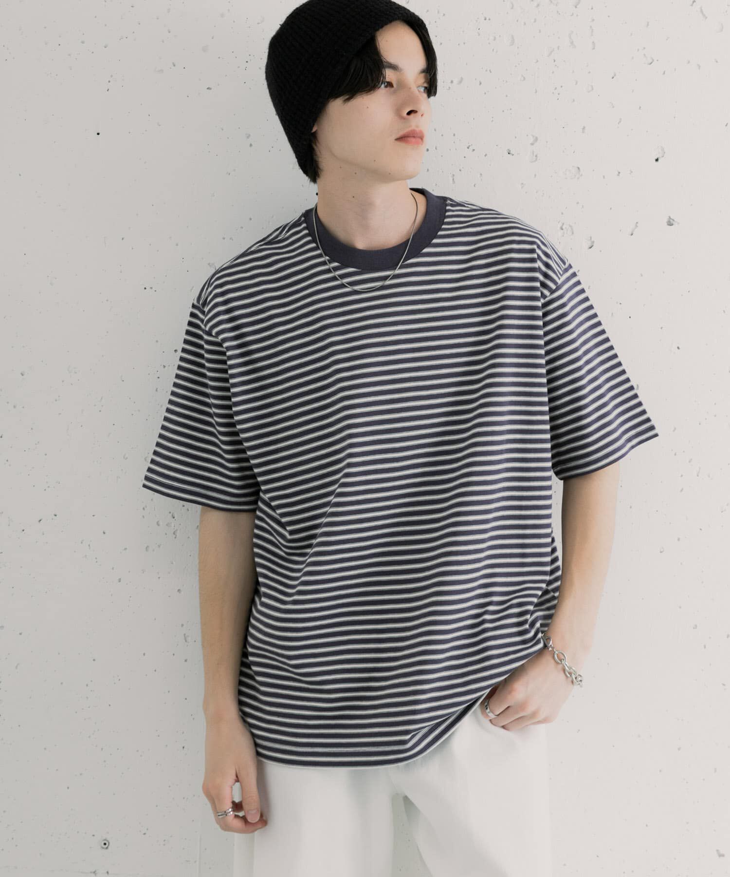 SENSE OF PLACE by URBAN RESEARCH「マルチボーダーショートスリーブTシャツ」|Tシャツ・カットソー|