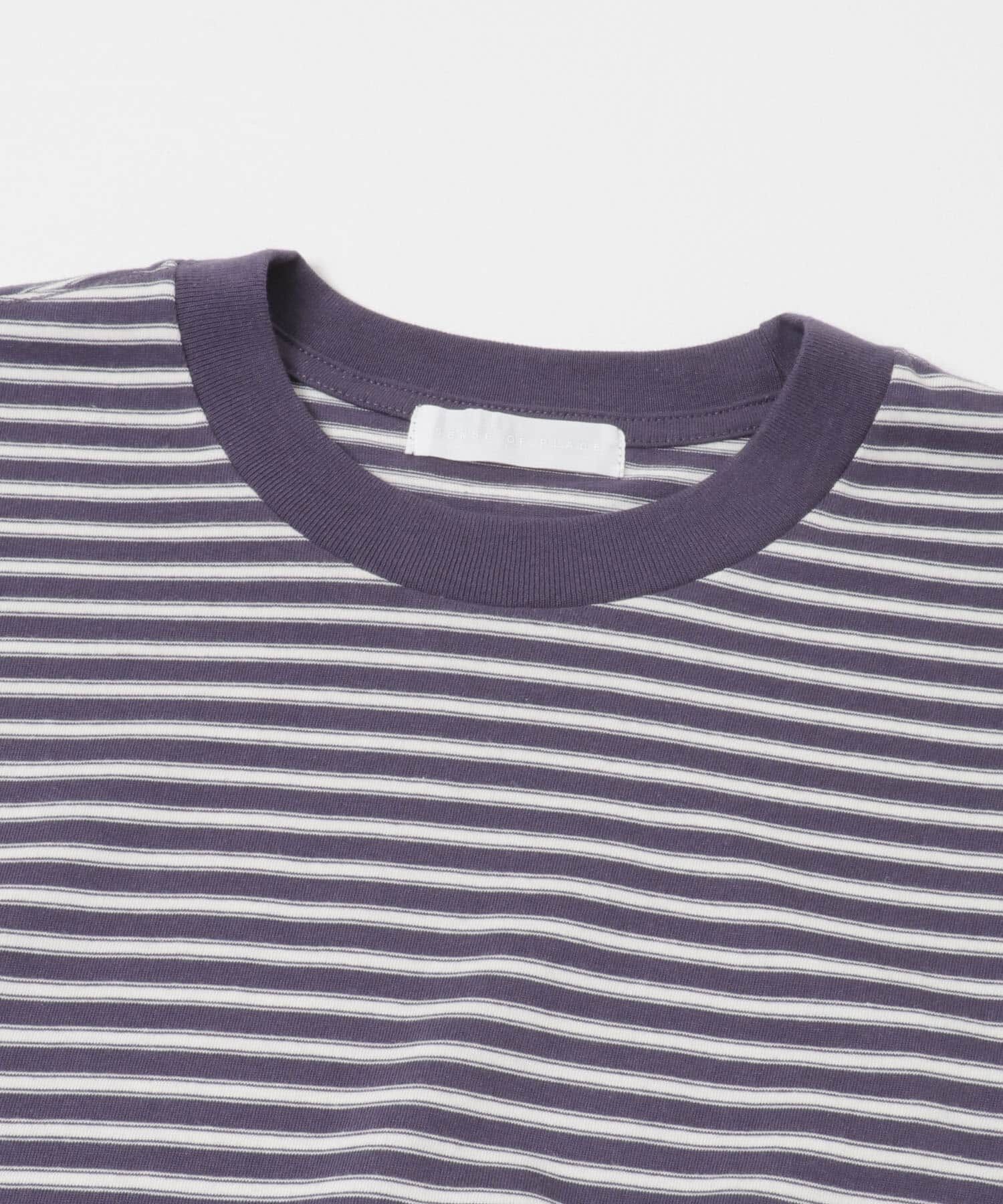 SENSE OF PLACE by URBAN RESEARCH「マルチボーダーショートスリーブTシャツ」|Tシャツ・カットソー|