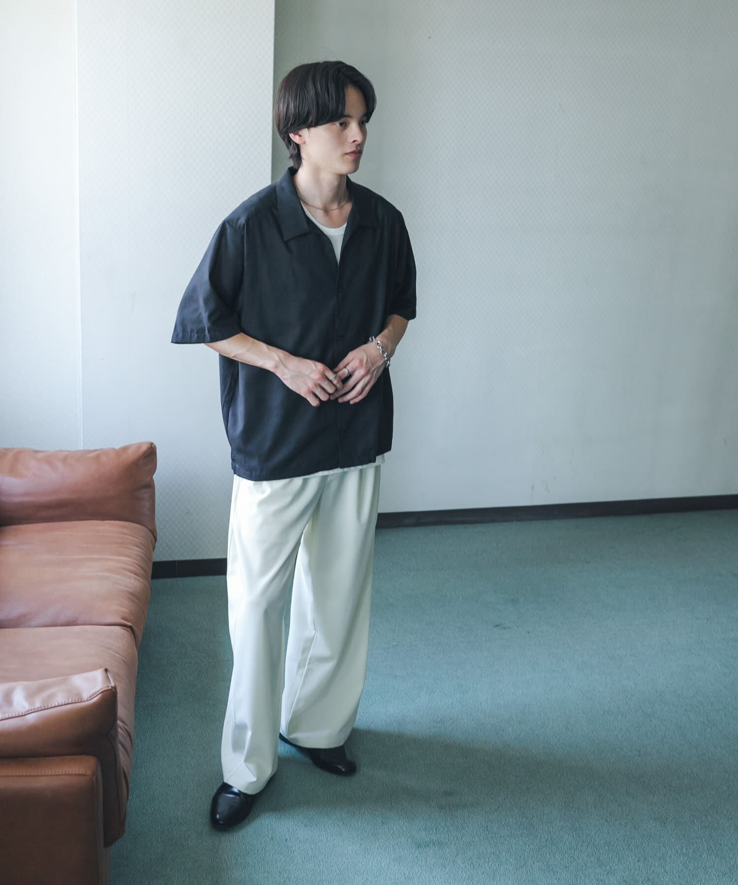 SENSE OF PLACE by URBAN RESEARCH「『イージーケア』シアースキッパーショートスリーブシャツ」|シャツ・ブラウス|