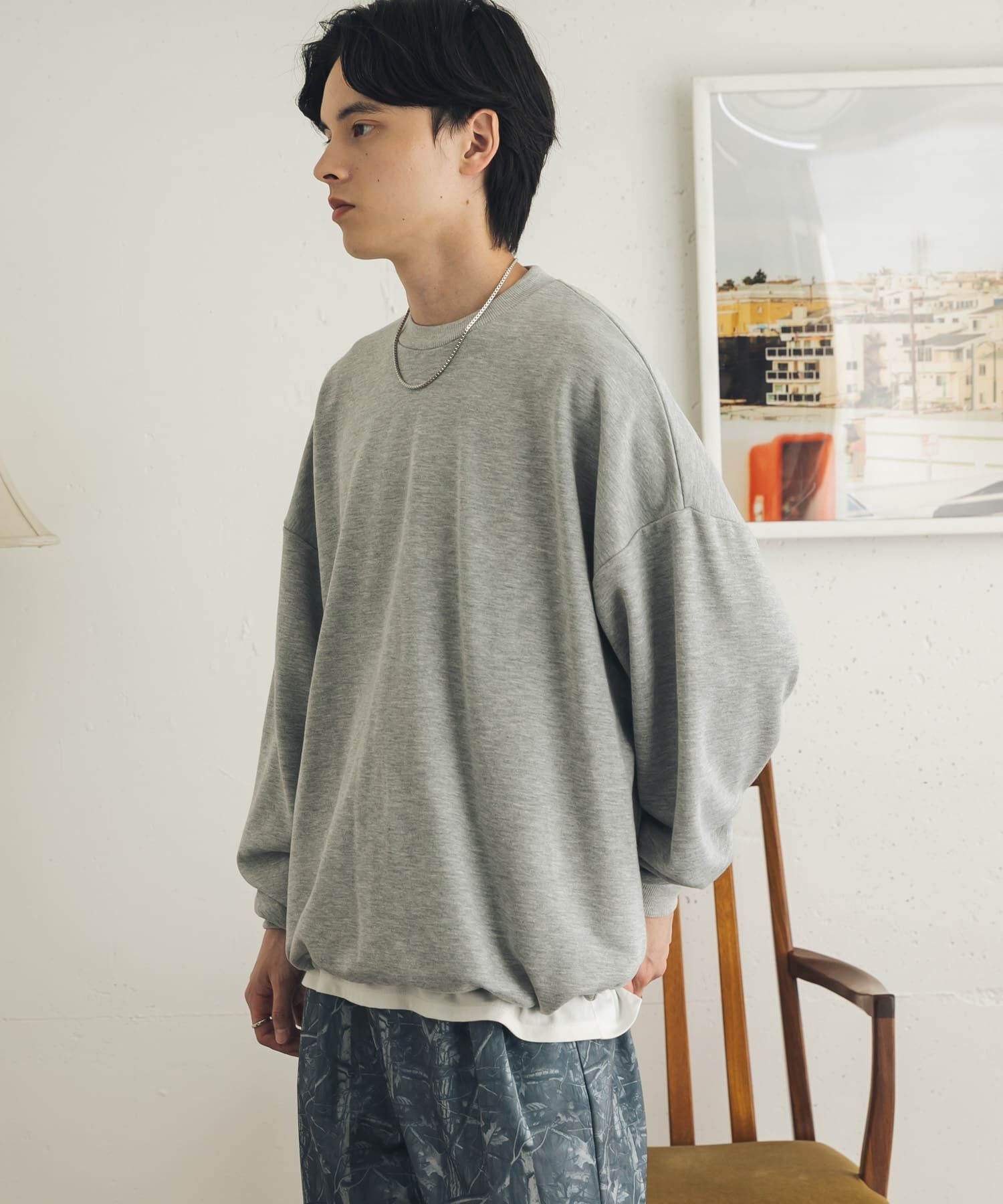 SENSE OF PLACE by URBAN RESEARCH「ドローコードクルーネックスウェット」|スウェット・ジャージ|
