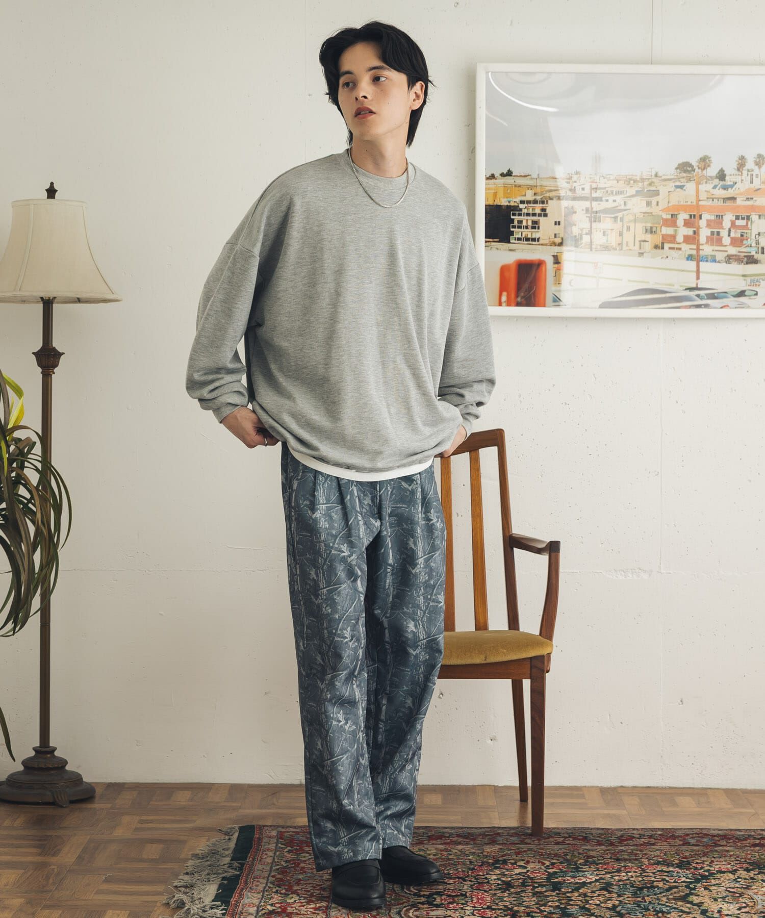 SENSE OF PLACE by URBAN RESEARCH「ドローコードクルーネックスウェット」|スウェット・ジャージ|