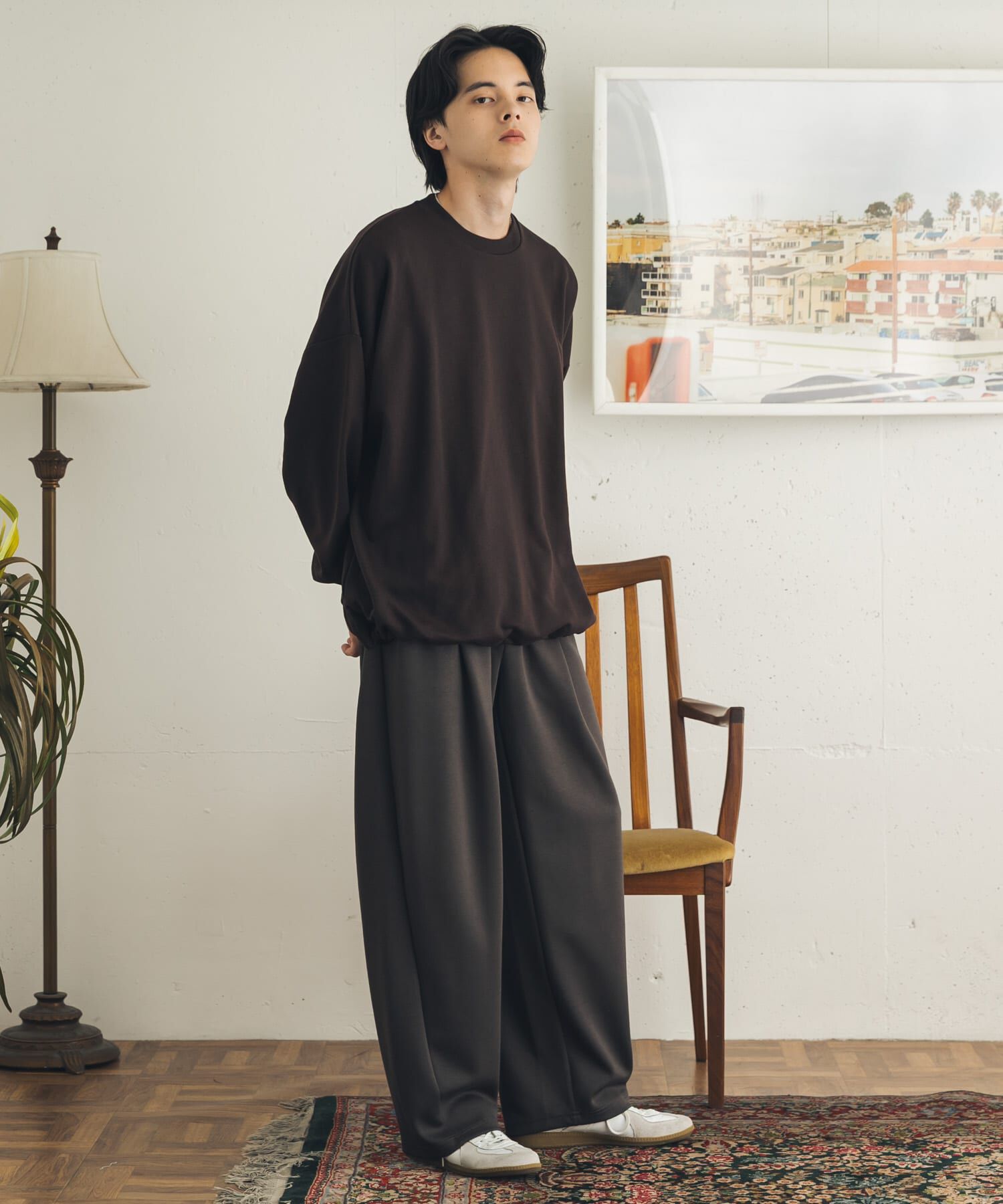 SENSE OF PLACE by URBAN RESEARCH「ドローコードクルーネックスウェット」|スウェット・ジャージ|