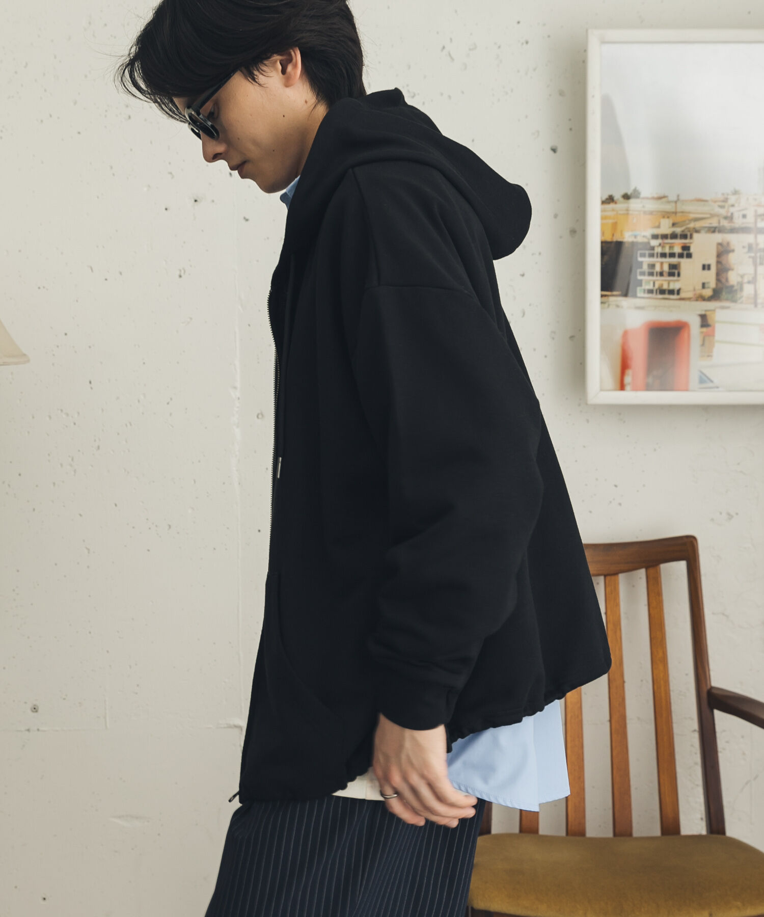 SENSE OF PLACE by URBAN RESEARCH「ドローコードWZIPパーカー」|パーカー|