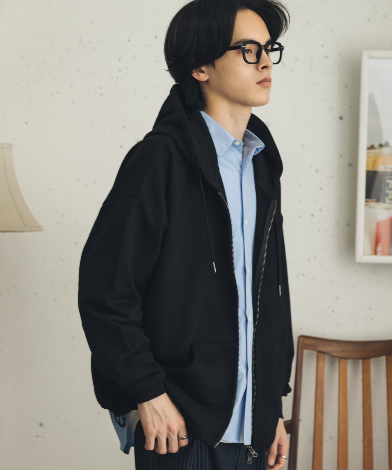 SENSE OF PLACE by URBAN RESEARCH「ドローコードWZIPパーカー」|パーカー|