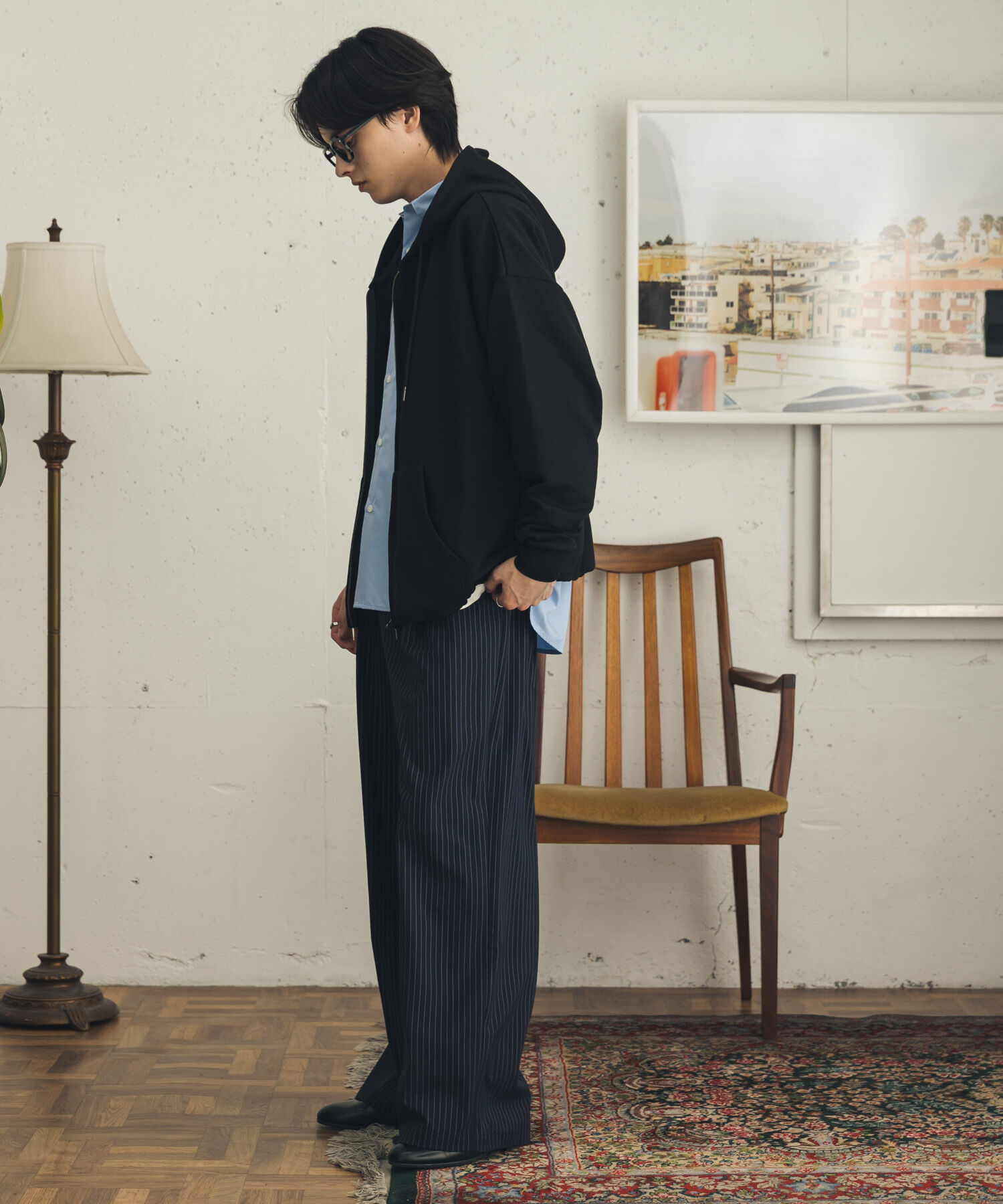 SENSE OF PLACE by URBAN RESEARCH「ドローコードWZIPパーカー」|パーカー|