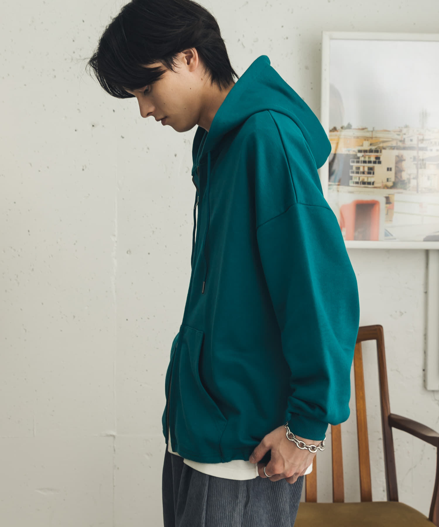 SENSE OF PLACE by URBAN RESEARCH「ドローコードWZIPパーカー」|パーカー|