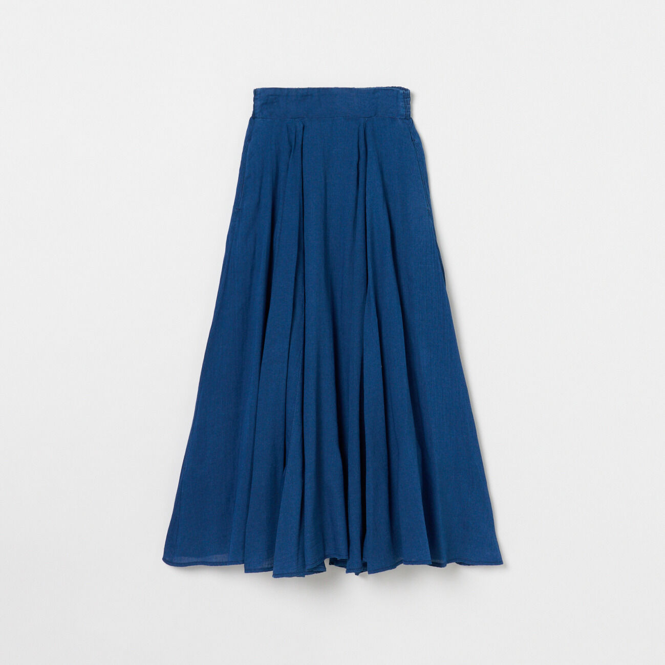  「three dots AIR DENIM LONG SKIRT」|スカート|