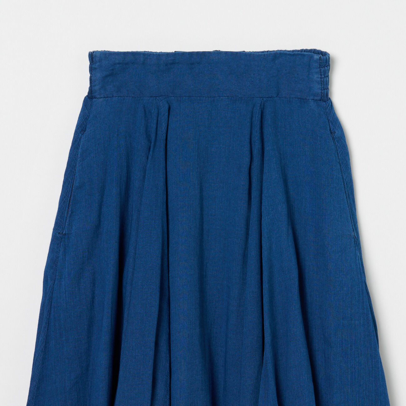  「three dots AIR DENIM LONG SKIRT」|スカート|