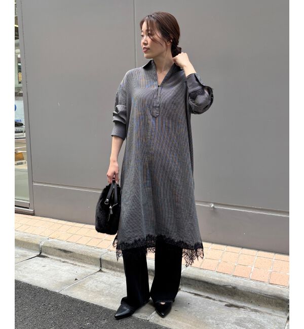  「フロントホックスキッパーワンピ」|ワンピース|