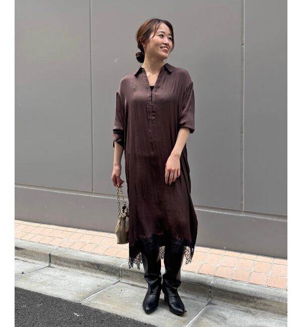  「フロントホックスキッパーワンピ」|ワンピース|