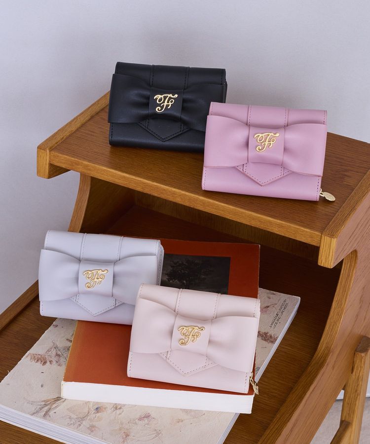 Maison de FLEUR「【WEB限定カラーあり】ベルトリボンミニウォレット」|財布|