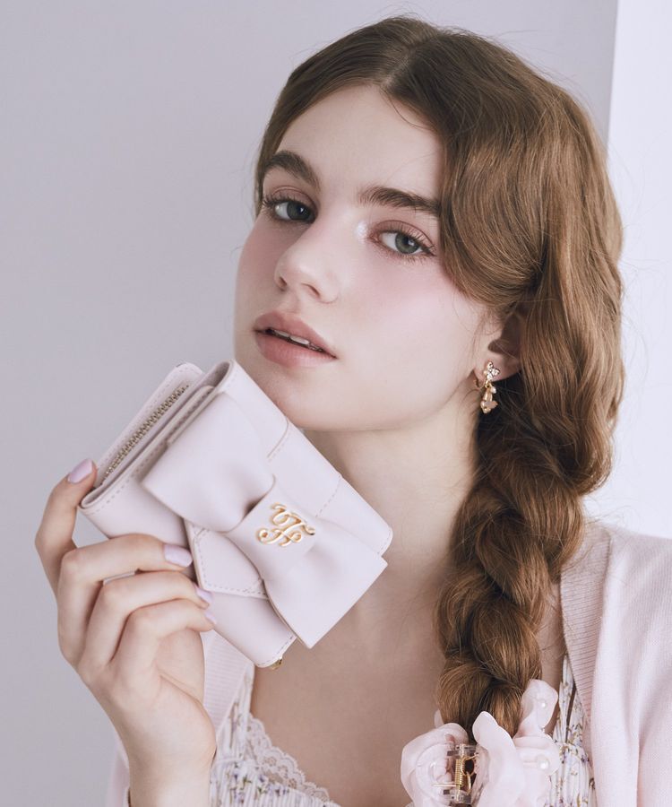 Maison de FLEUR「【WEB限定カラーあり】ベルトリボンミニウォレット」|財布|