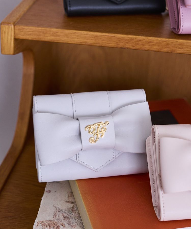 Maison de FLEUR「【WEB限定カラーあり】ベルトリボンミニウォレット」|財布|