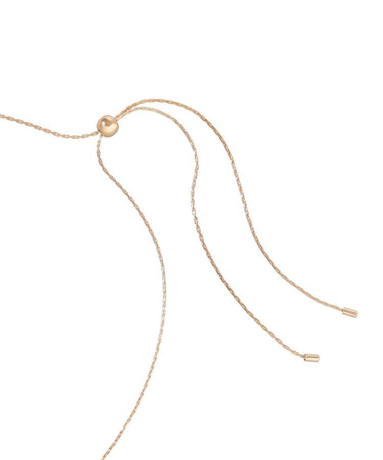 Maison de FLEUR「カーリーリボンスライドネックレス」|ネックレス|