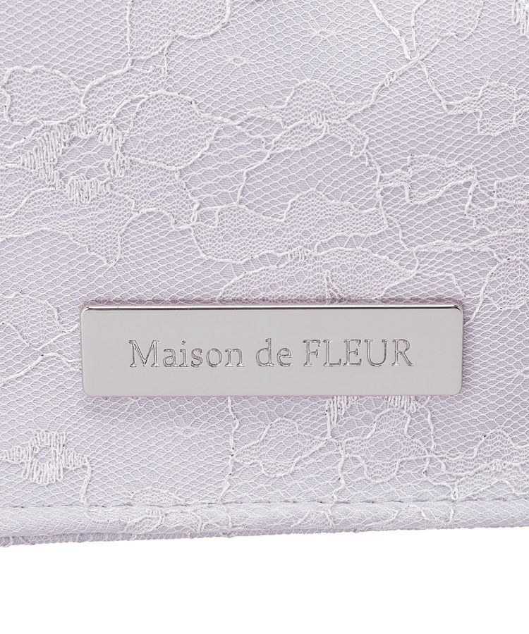 Maison de FLEUR「ブルーマニアフリルハンドルスクエアトートバッグ」|トートバッグ|